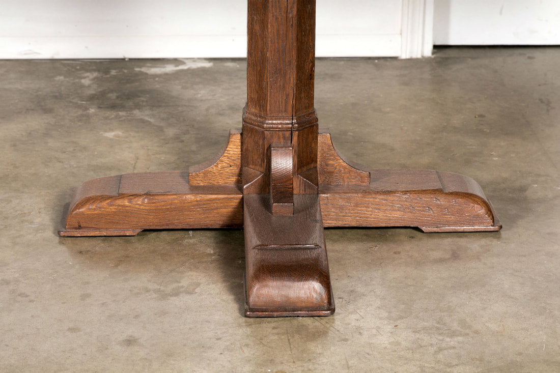 Custom 10-Foot French Farmhouse Table Handcrafted from Imported French Oak  
