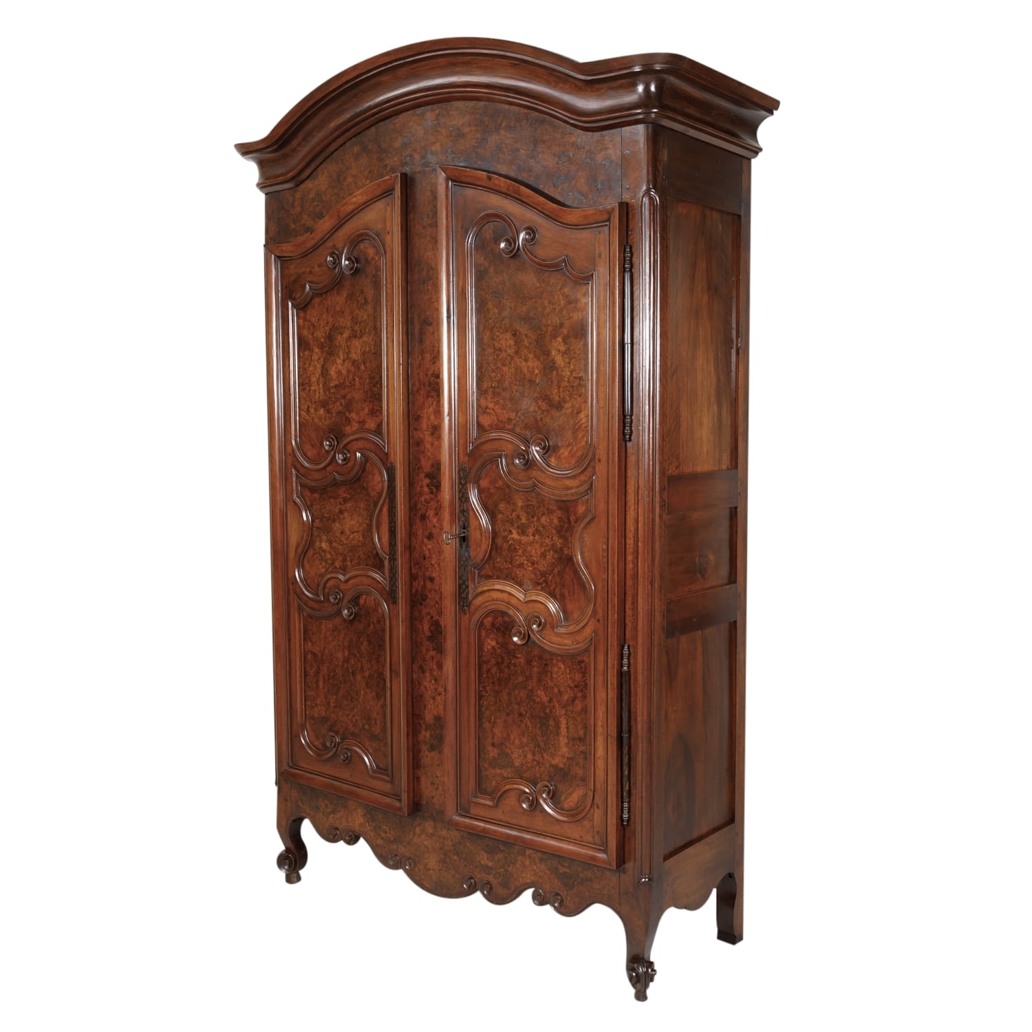 Exceptional 18th Century French Period Louis XV Bressan Armoire