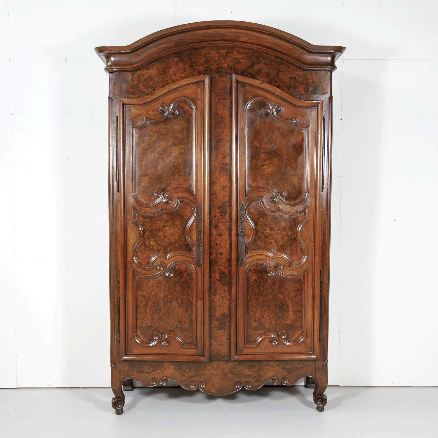 Exceptional 18th Century French Period Louis XV Bressan Armoire