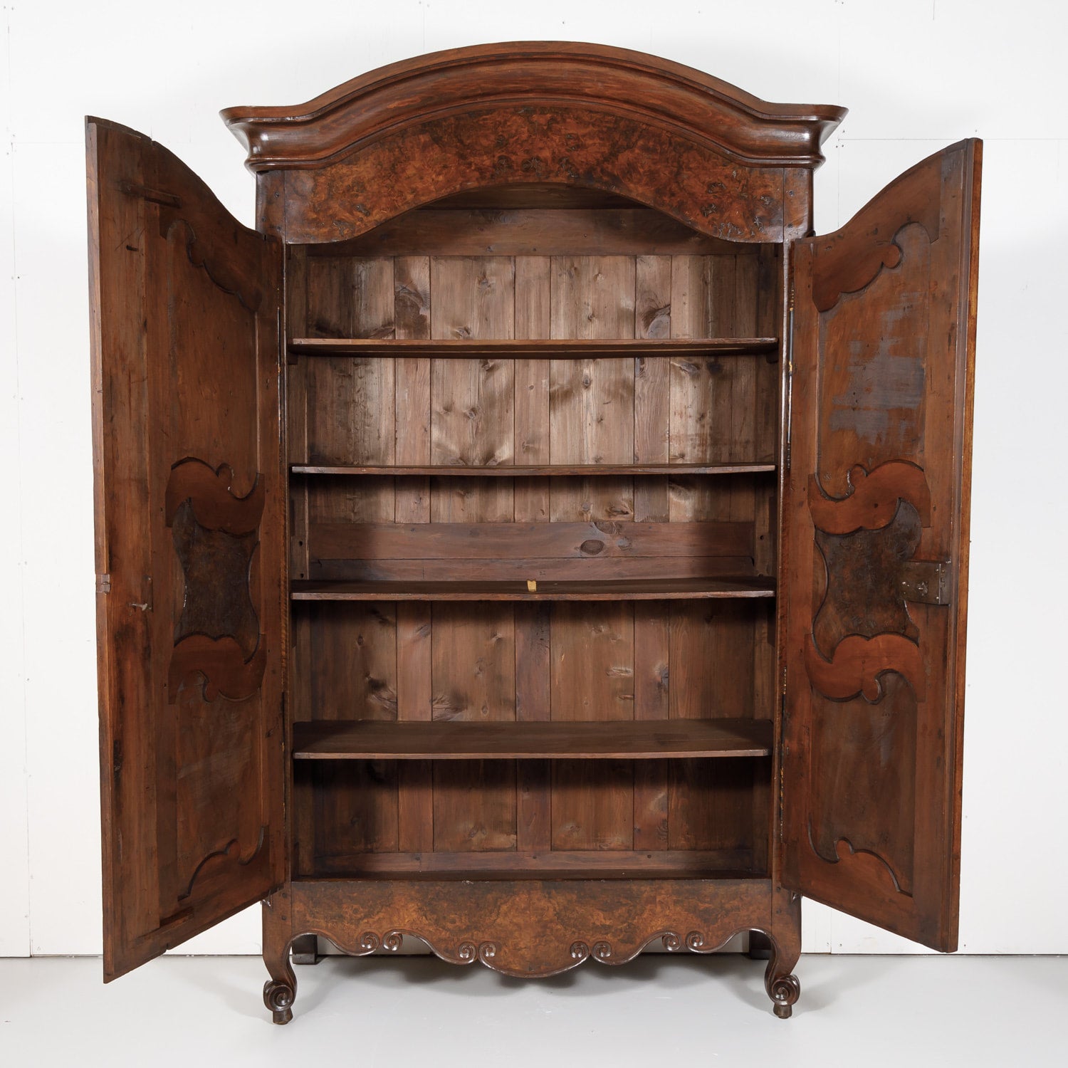 Exceptional 18th Century French Period Louis XV Bressan Armoire