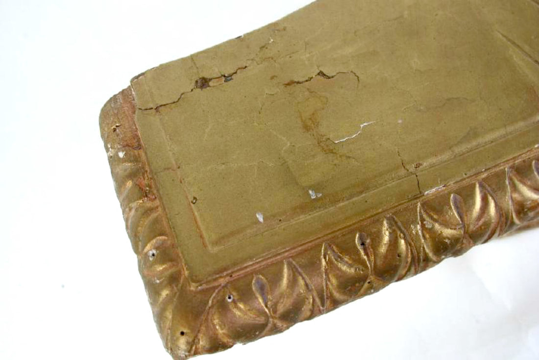 18th Century French Louis XVI Period Carved Giltwood Altar Pedestal 