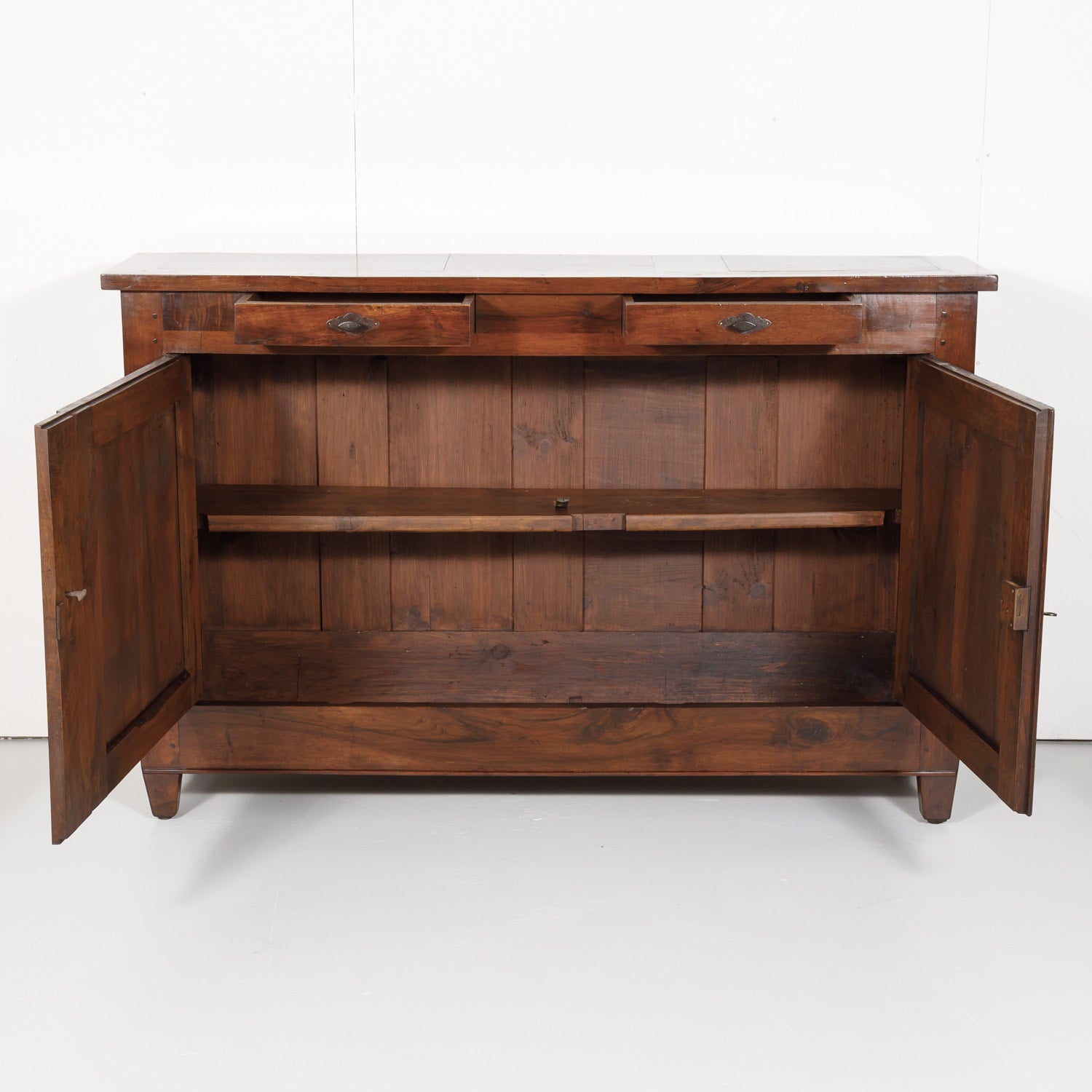 Early 19th Century French Country Directoire Period Walnut Buffet