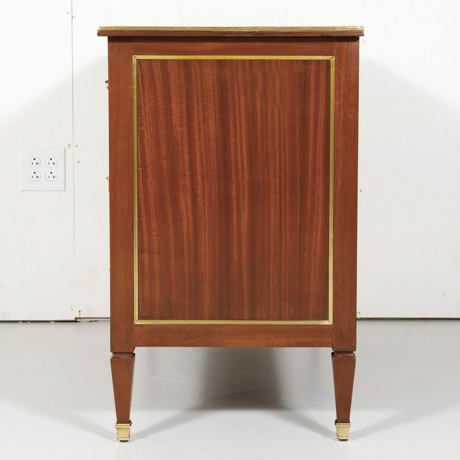 Antique French Louis XVI Style Mahogany Commode or Chest of Drawers