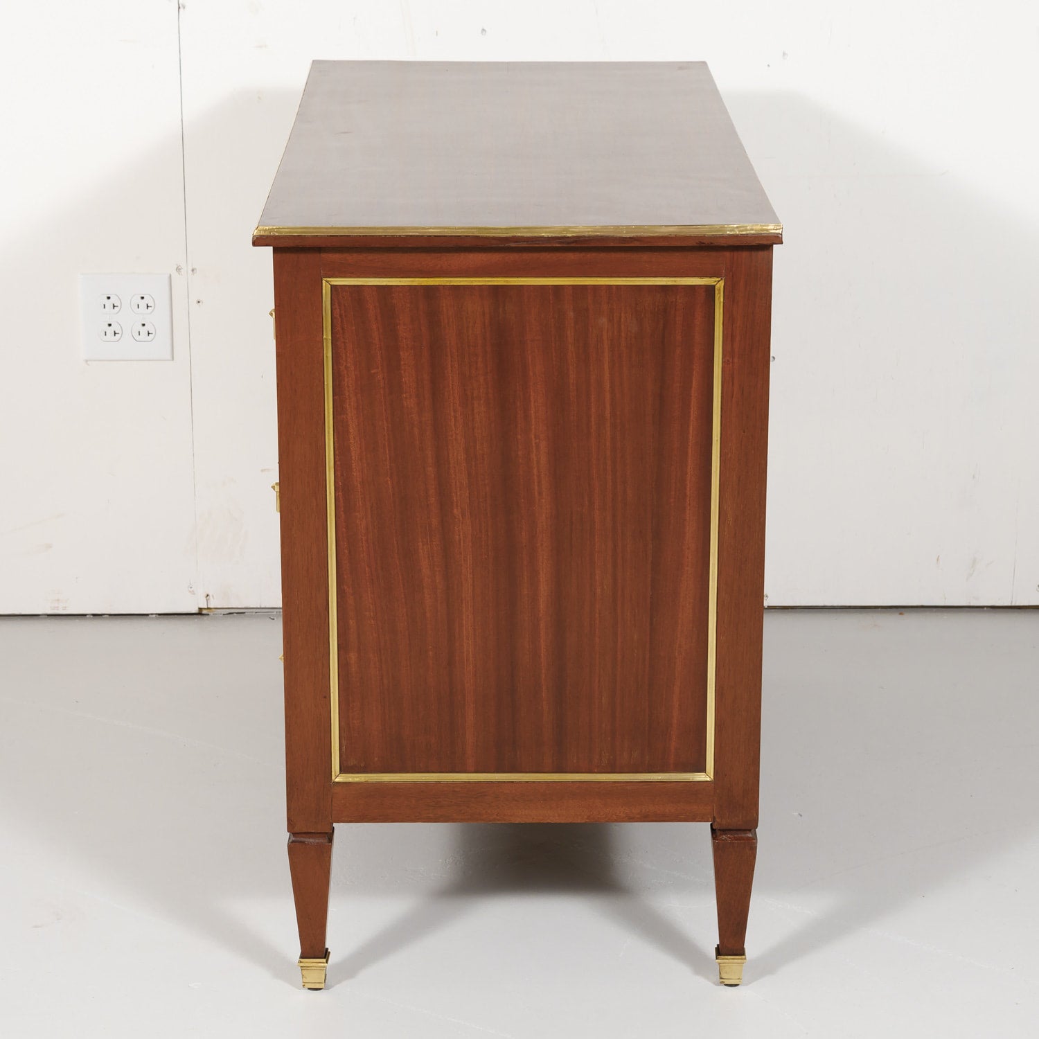 Antique French Louis XVI Style Mahogany Commode or Chest of Drawers