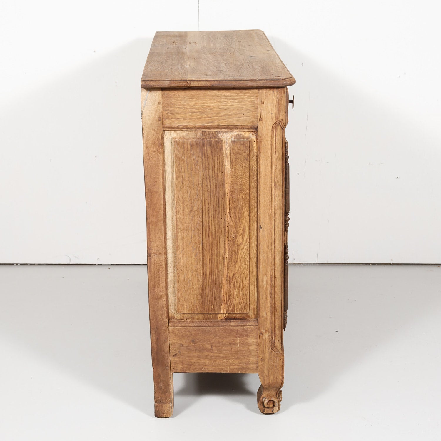 18th Century French Country Louis XV Period Bleached Oak Buffet