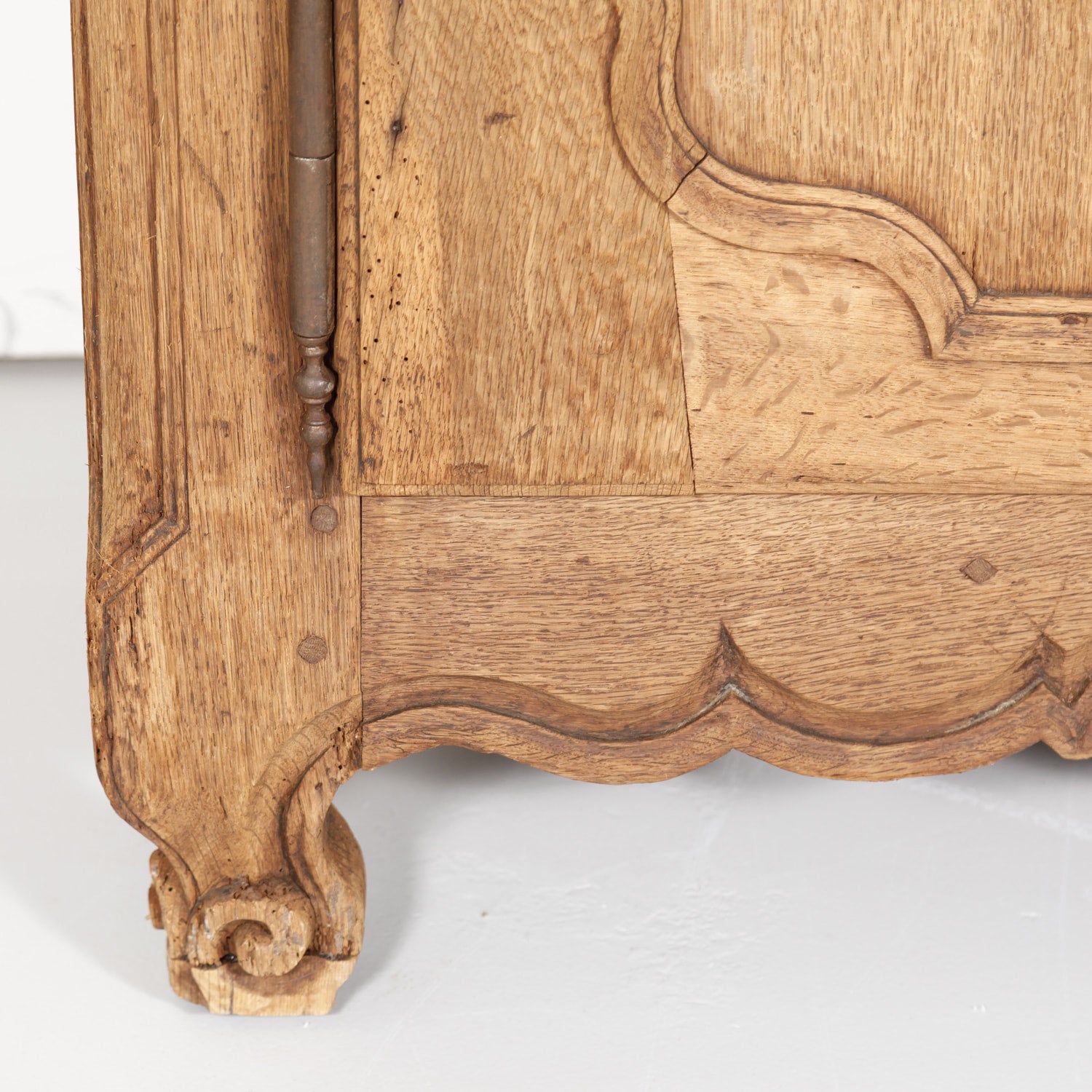 18th Century French Country Louis XV Period Bleached Oak Buffet