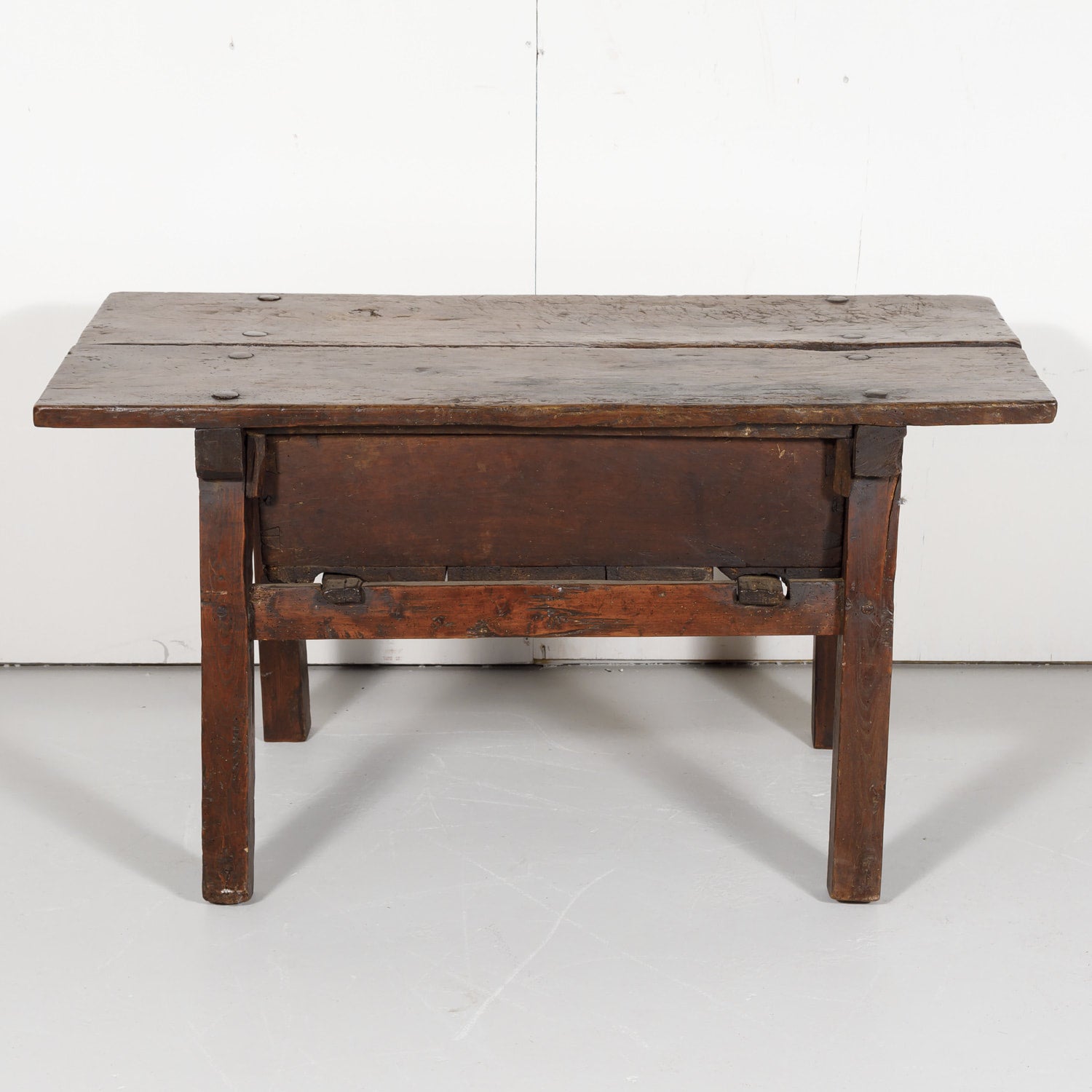 18th Century Solid Walnut Spanish Side Table