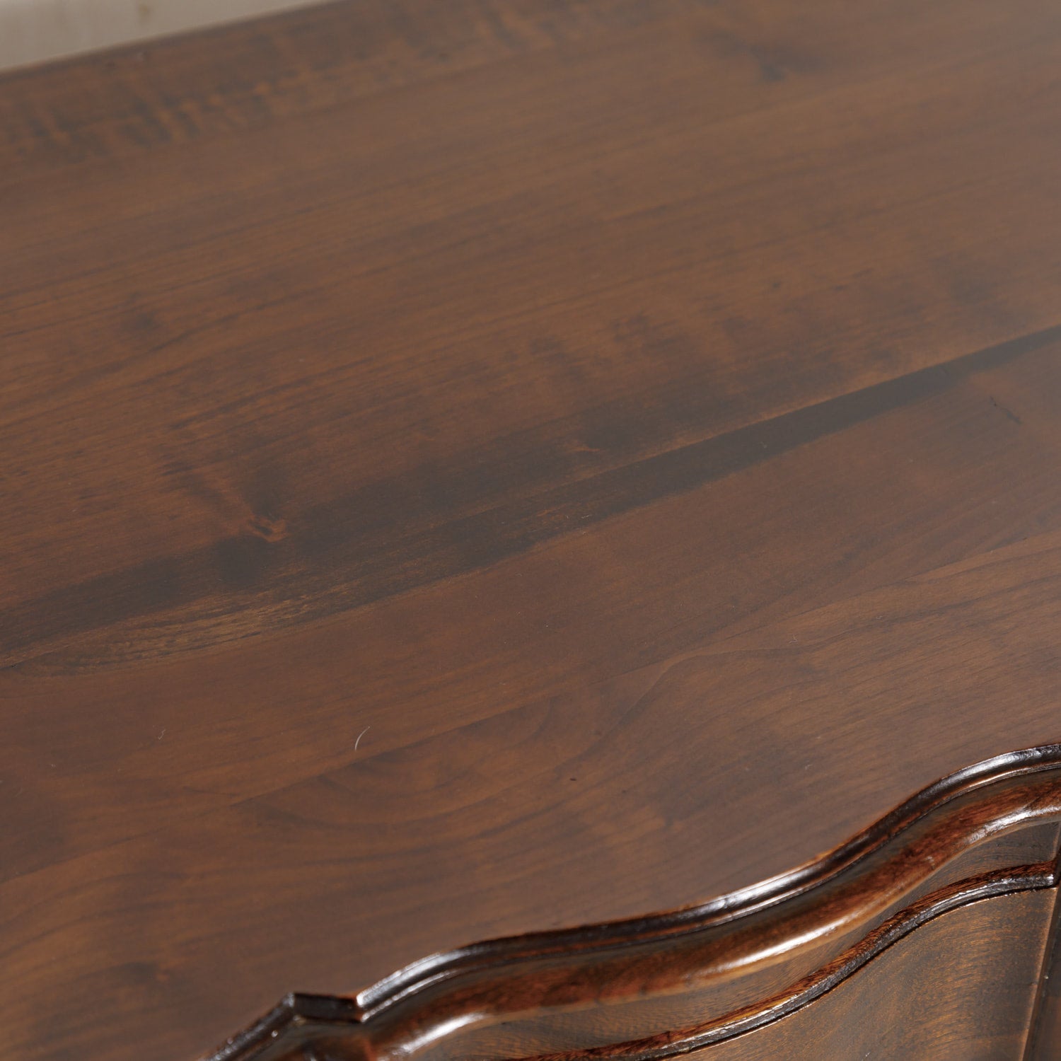 Antique French Louis XV Style Walnut Petite Serpentine Commode Sauteuse 