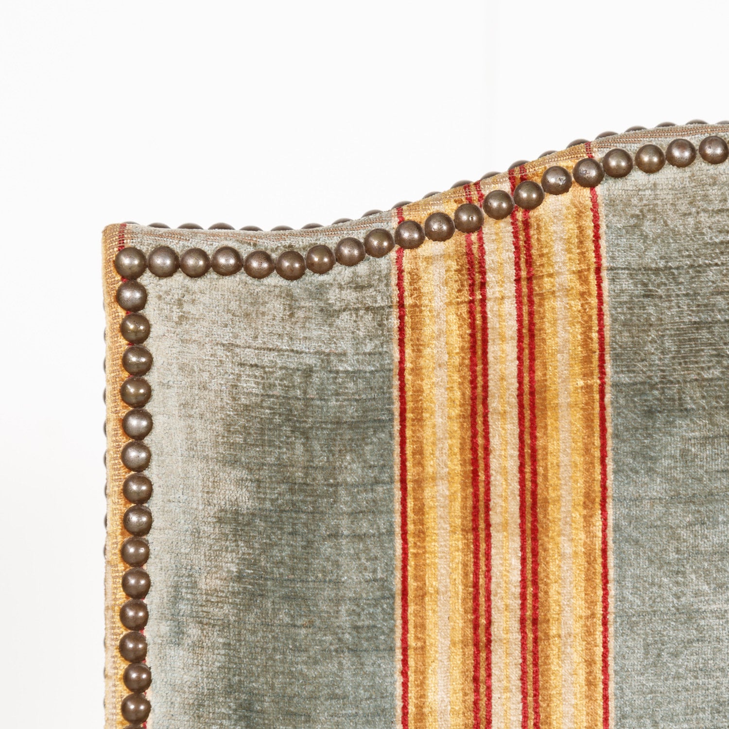 Antique French Louis XIII Style Barley Twist Dining Side Chairs, Set of Six