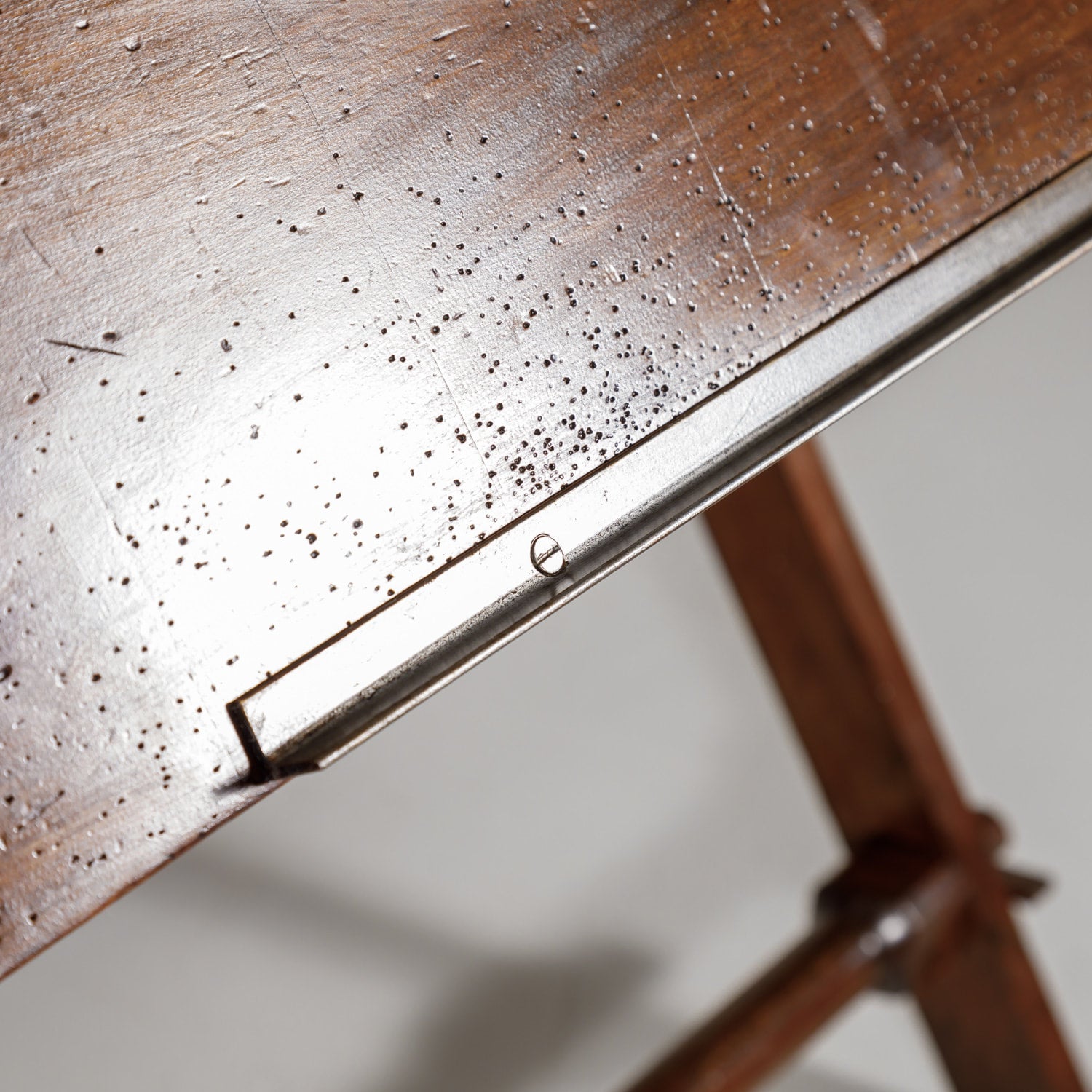 19th Century Custom Made Solid Wood French Drafting Table or Architect's Desk