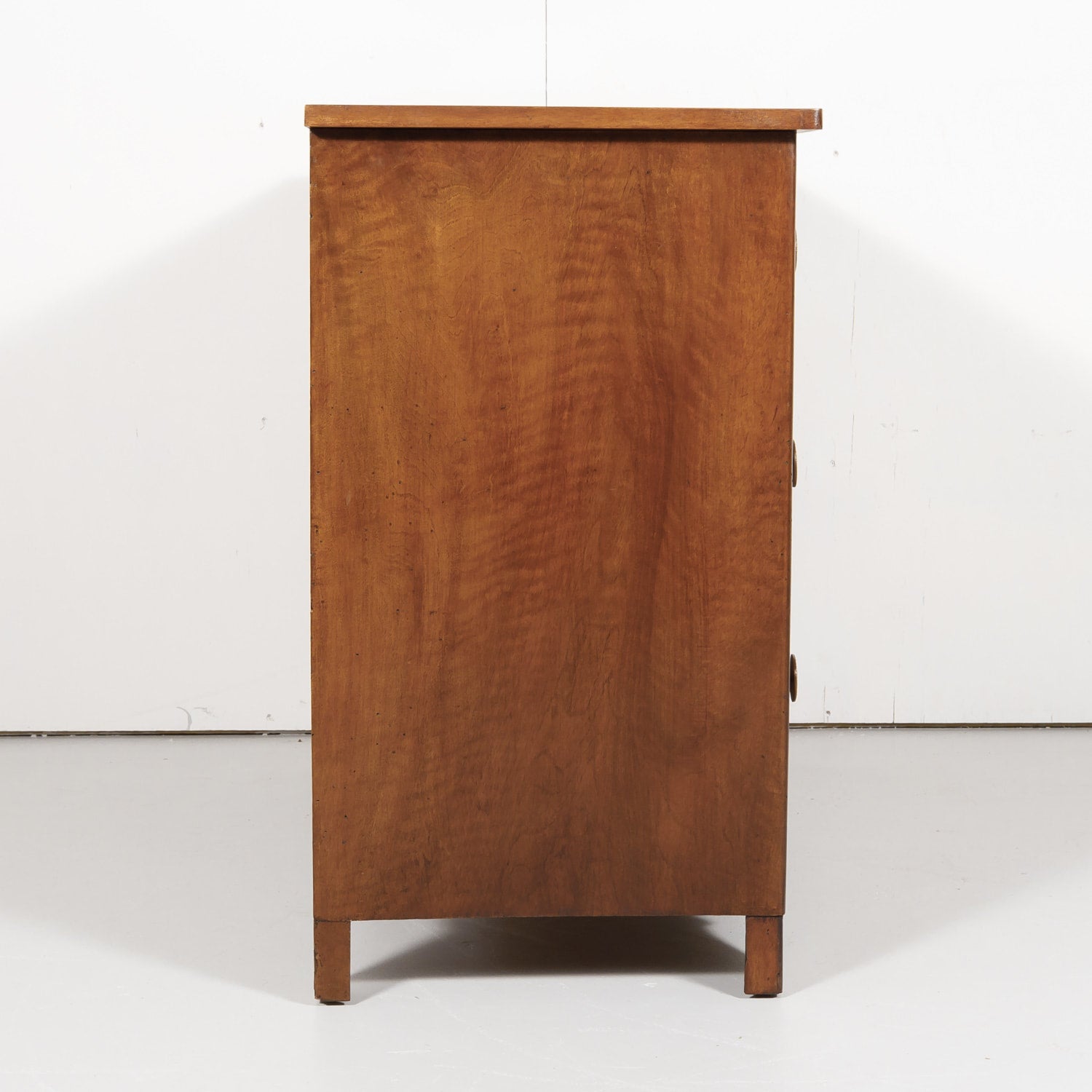 19th Century Restauration Period Three-Drawer Walnut Commode