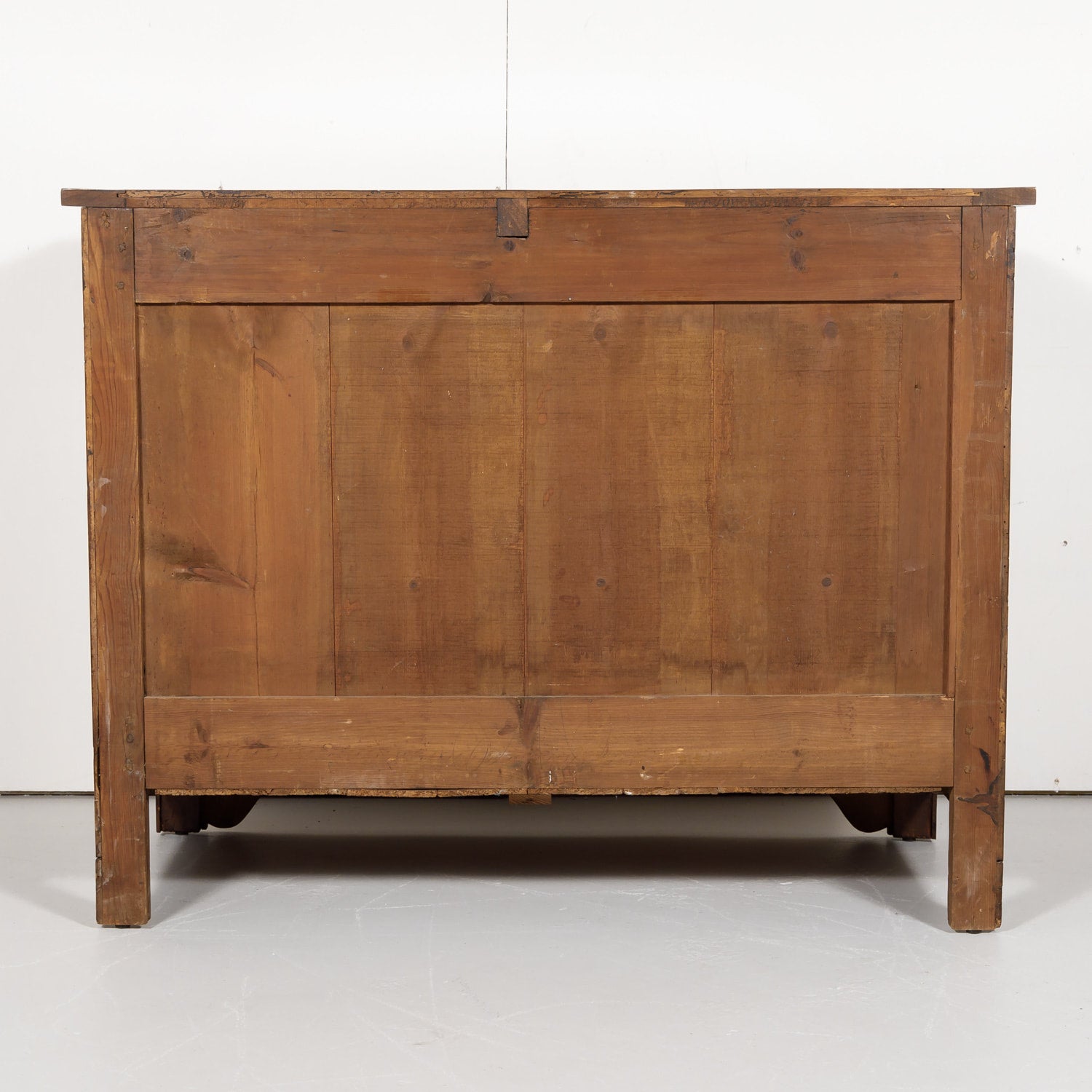 19th Century Restauration Period Three-Drawer Walnut Commode