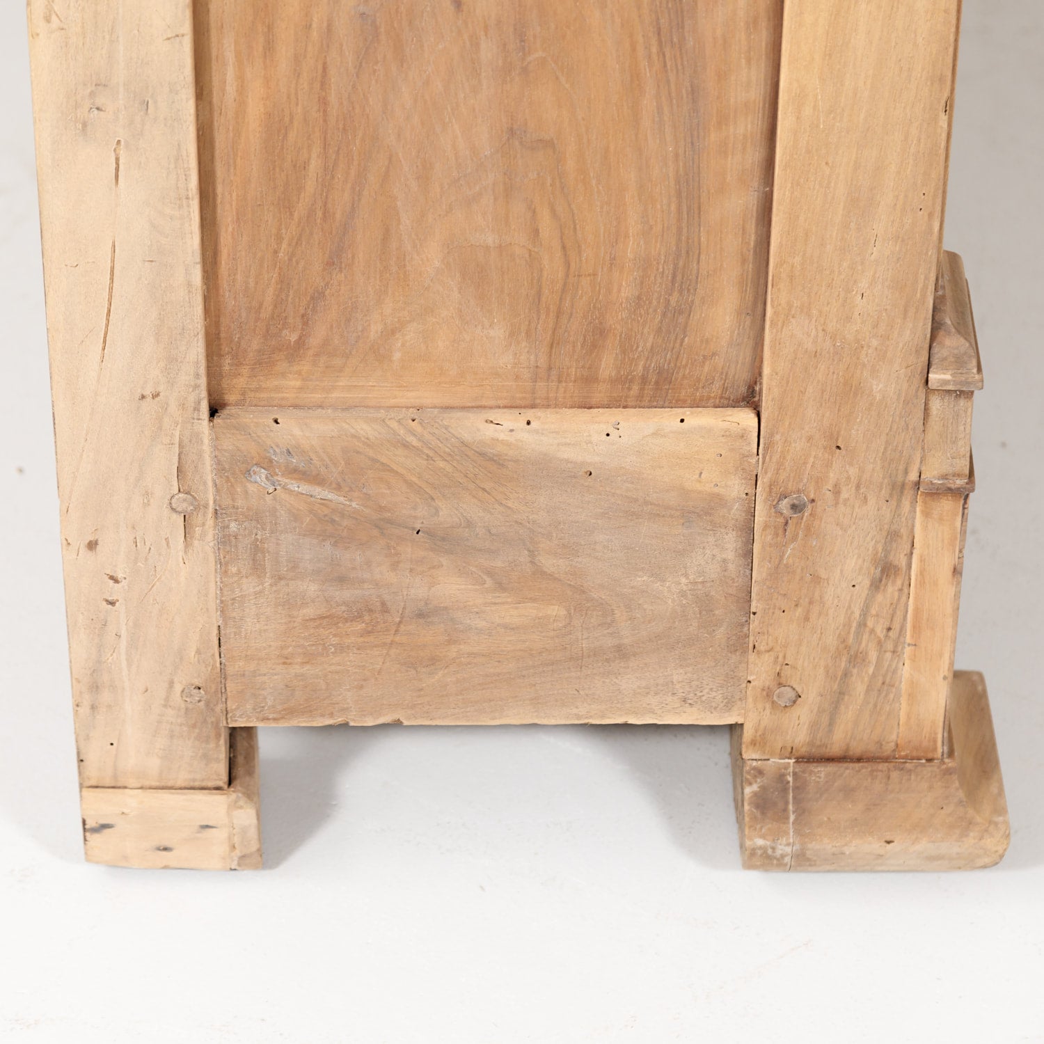 19th Century French Restauration Period Bleached Walnut Bibliotheque or Bookcase