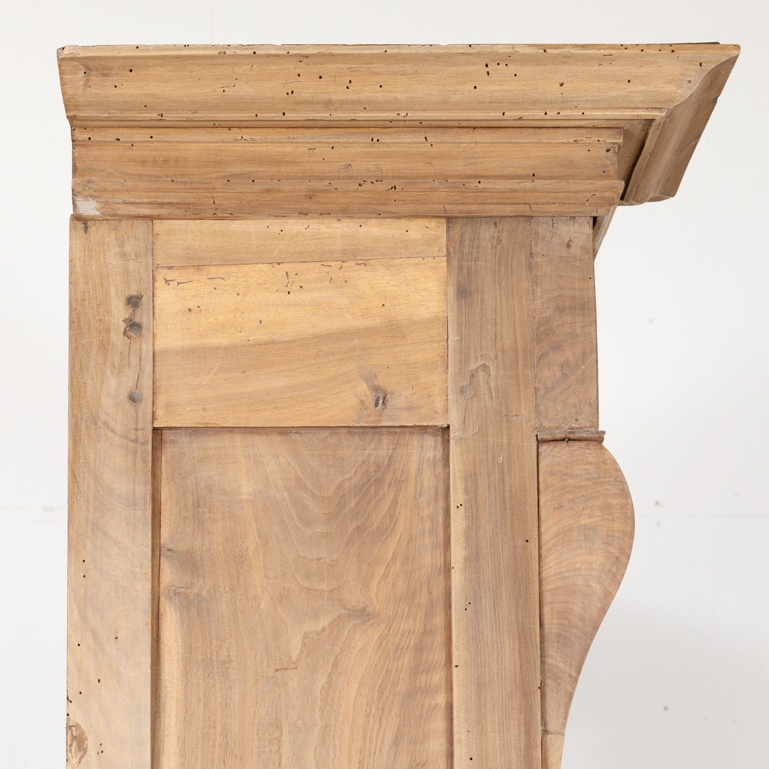 19th Century French Restauration Period Bleached Walnut Bibliotheque or Bookcase