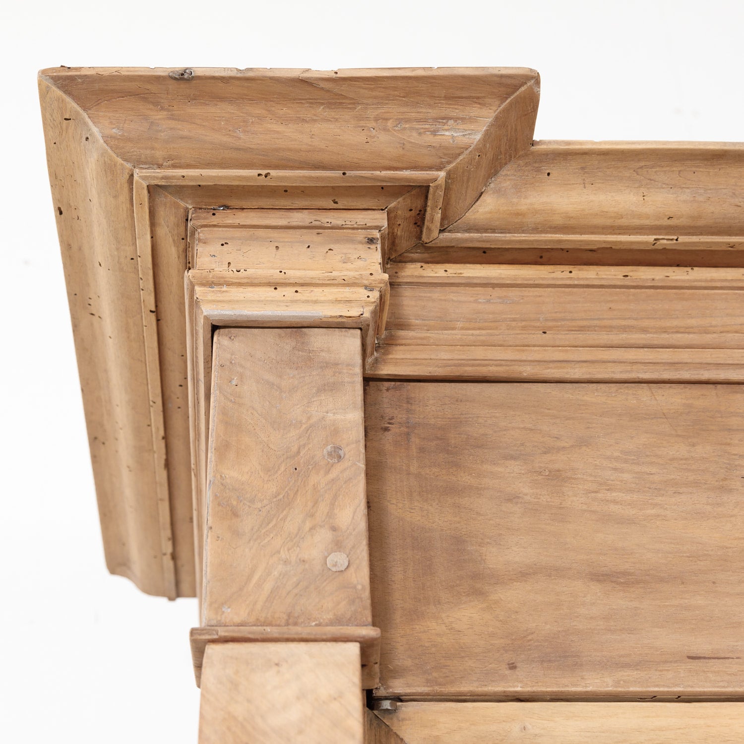 19th Century French Restauration Period Bleached Walnut Bibliotheque or Bookcase