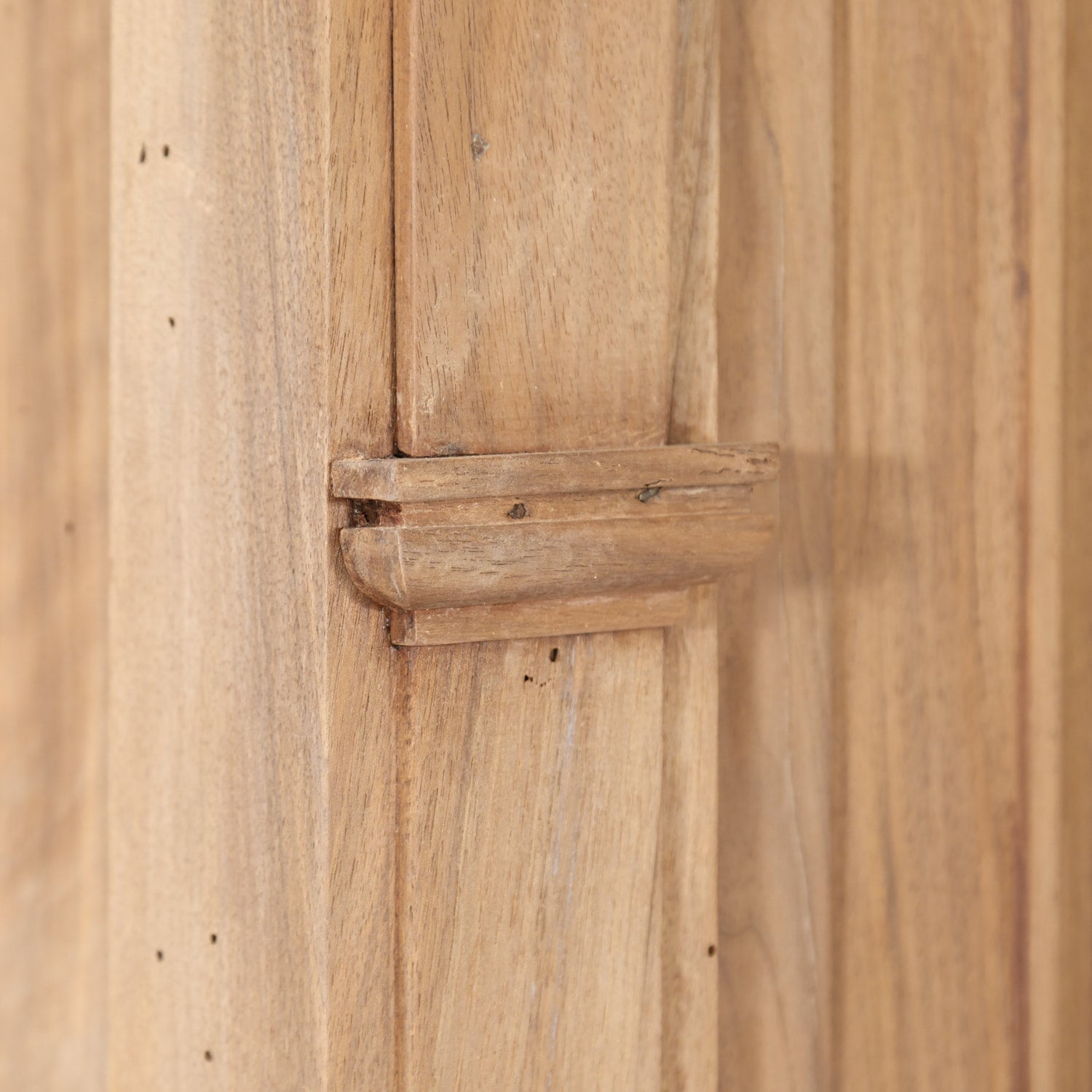 19th Century French Restauration Period Bleached Walnut Bibliotheque or Bookcase