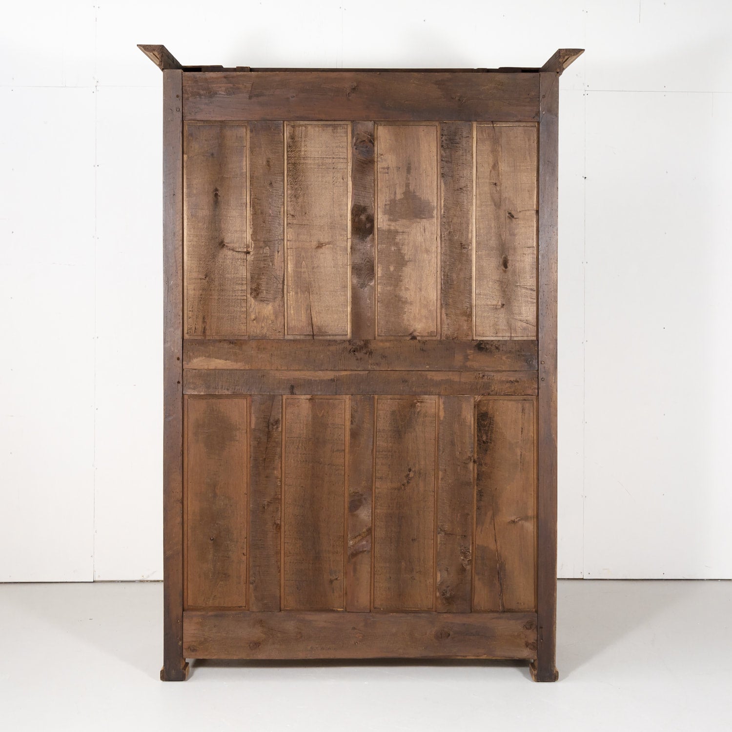 19th Century French Restauration Period Bleached Walnut Bibliotheque or Bookcase