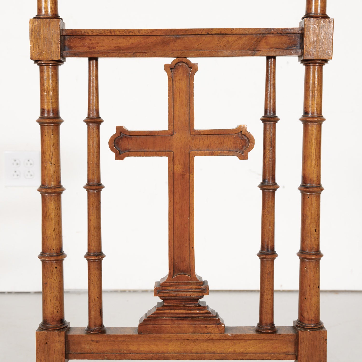 19th Century French Napoleon III Period Prie Dieu or Prayer Chair with Original Needlepoint 