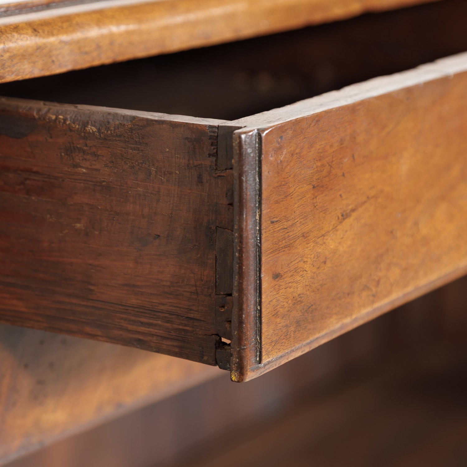 18th Century Carved Country French Provincial Louis XV Period Walnut Buffet