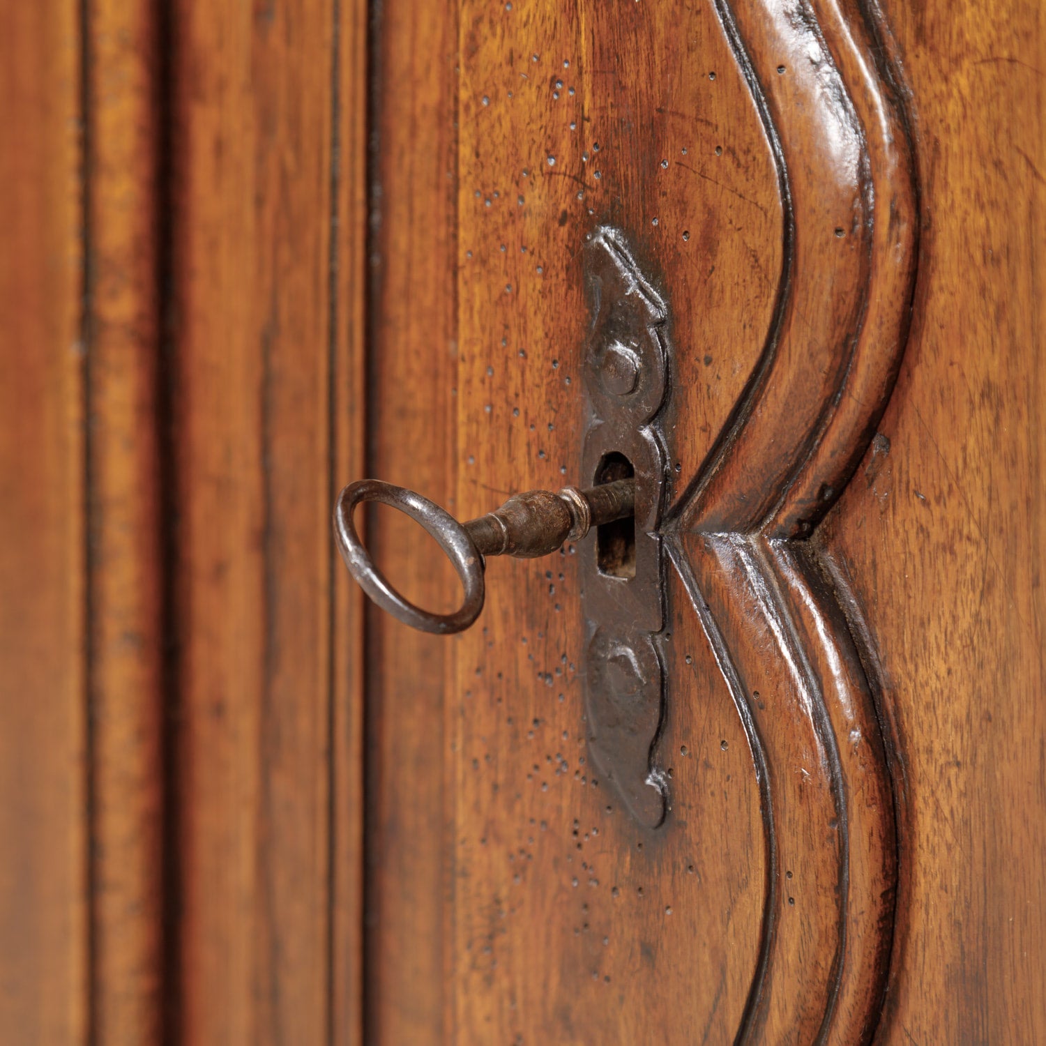 18th Century Carved Country French Provincial Louis XV Period Walnut Buffet