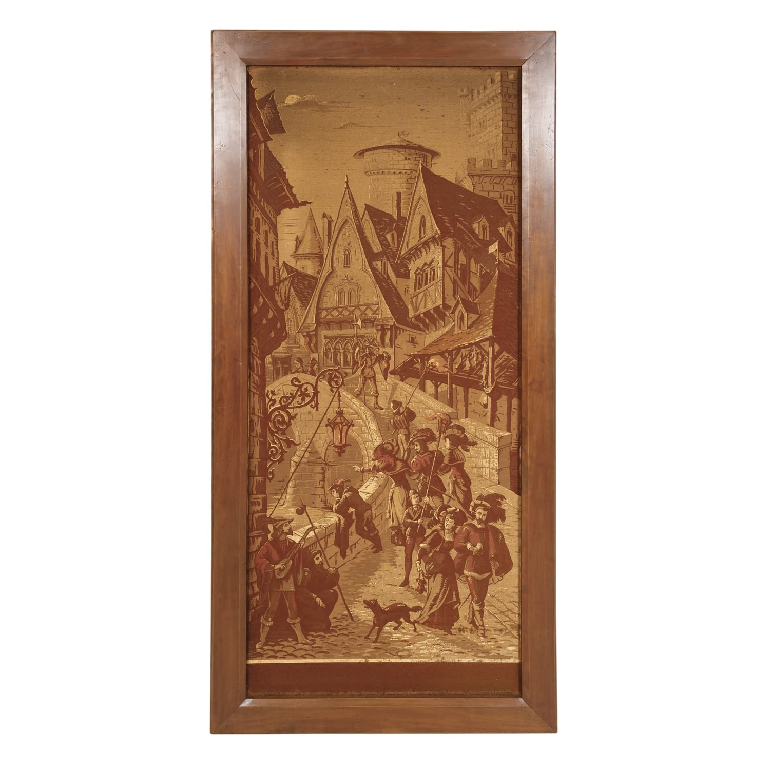 19th Century French Tapestries Depicting Life of French Nobility, Set of 4