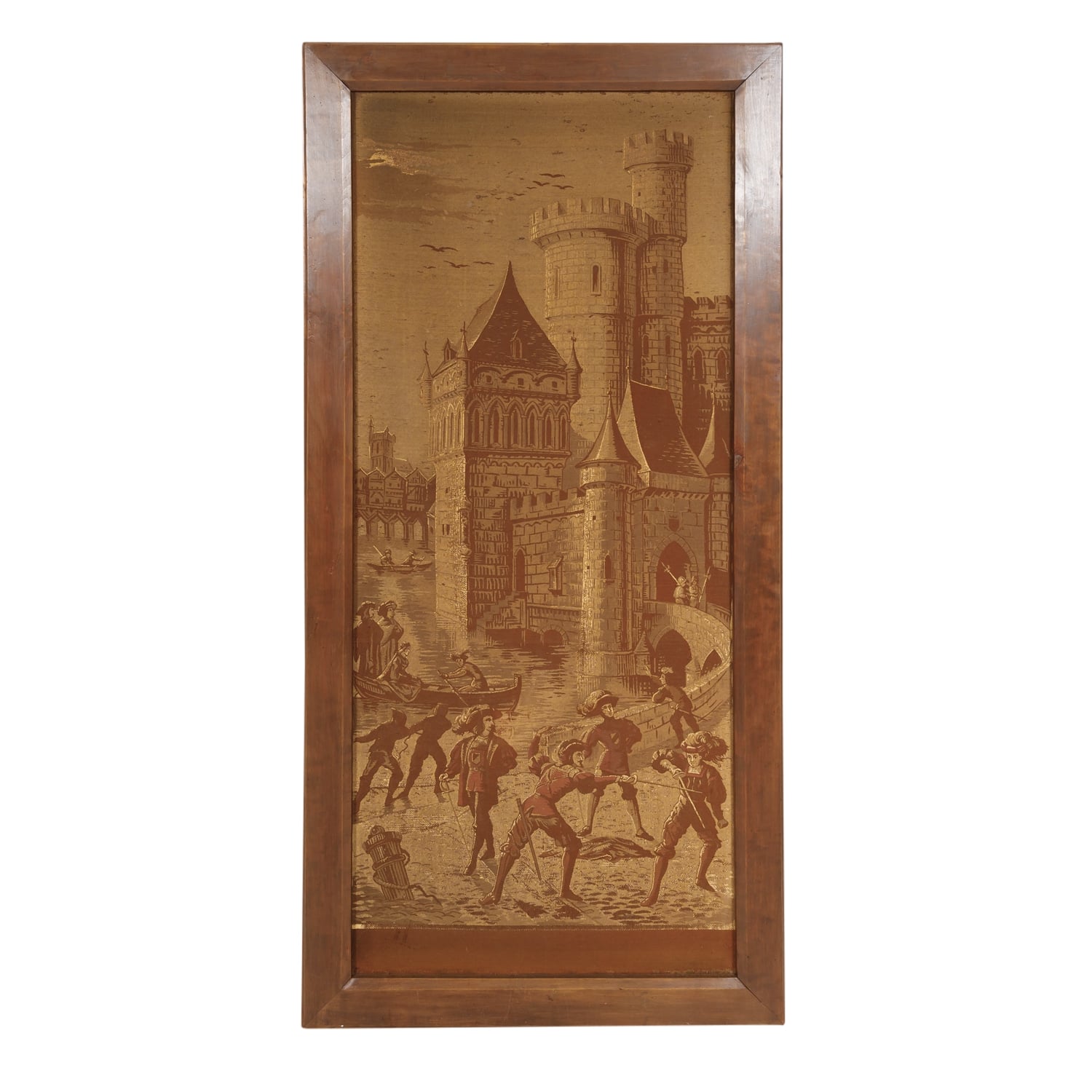 19th Century French Tapestries Depicting Life of French Nobility, Set of 4