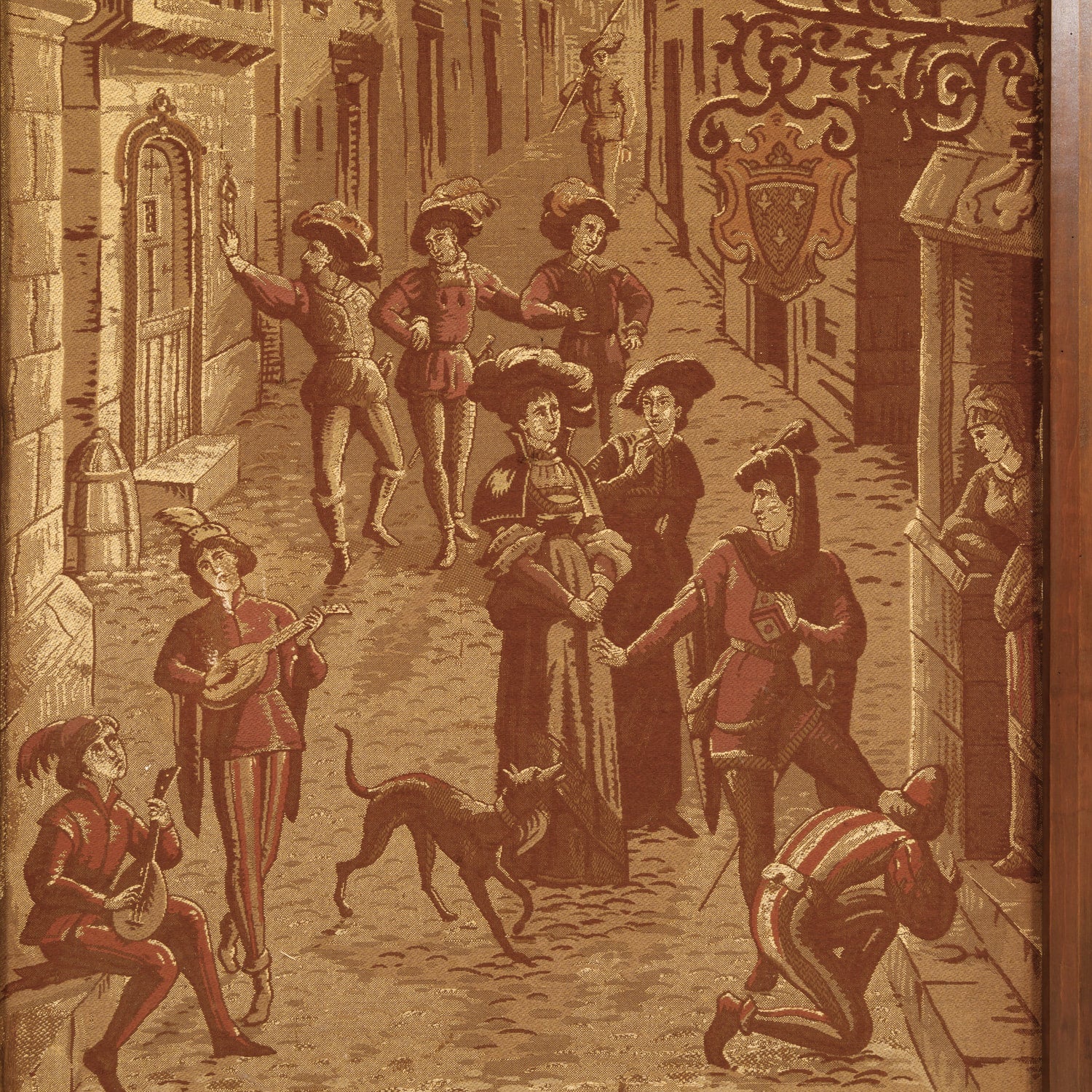 19th Century French Tapestries Depicting Life of French Nobility, Set of 4