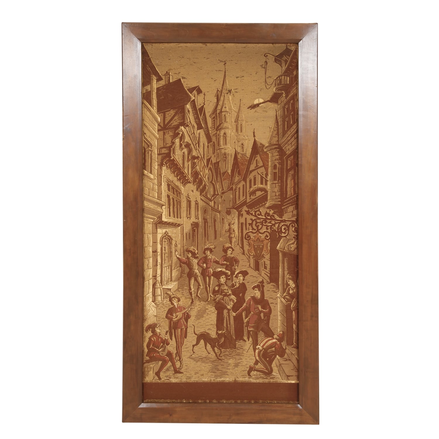 19th Century French Tapestries Depicting Life of French Nobility, Set of 4