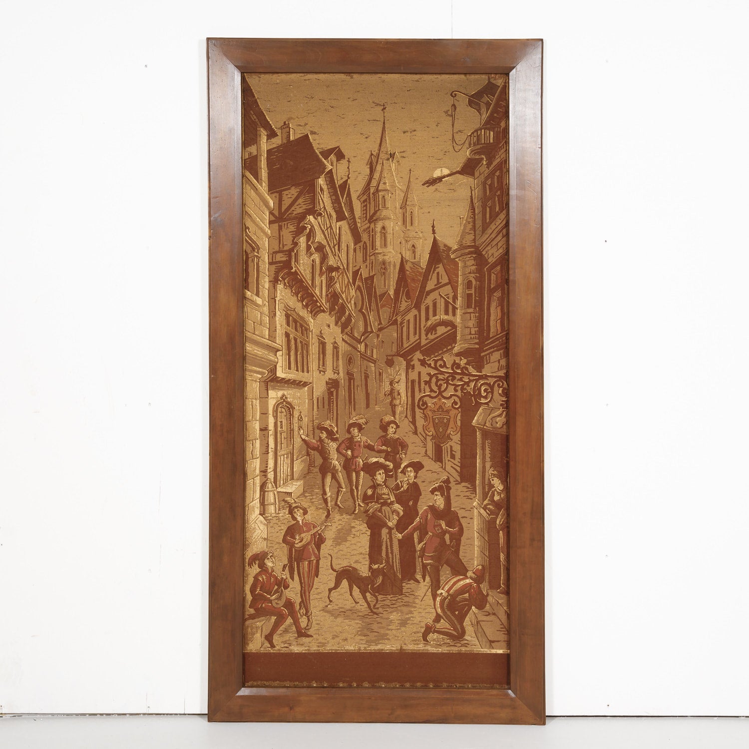 19th Century French Tapestries Depicting Life of French Nobility, Set of 4