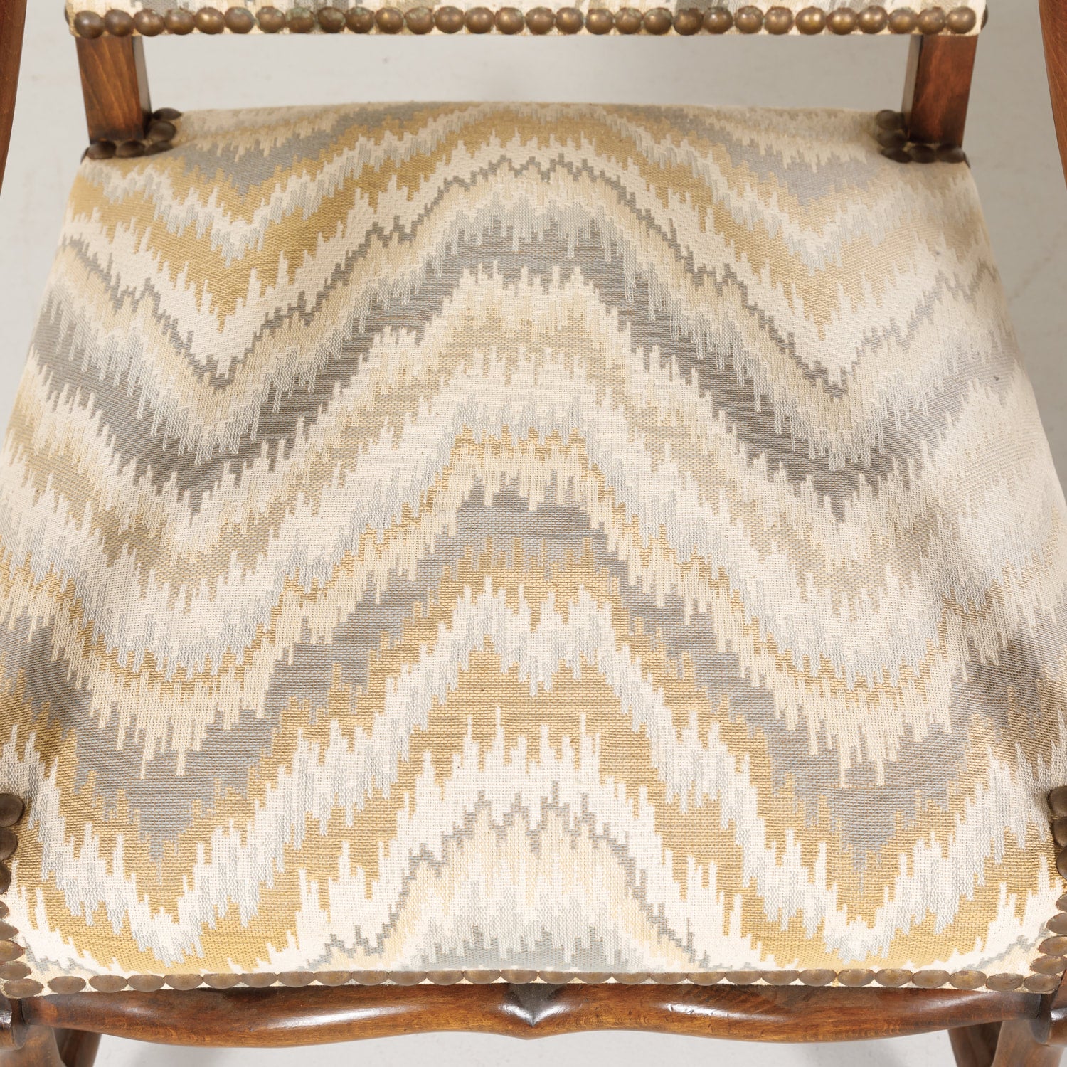 Pair of Late 19th Century French Louis XIII Style Os de Mouton Armchairs