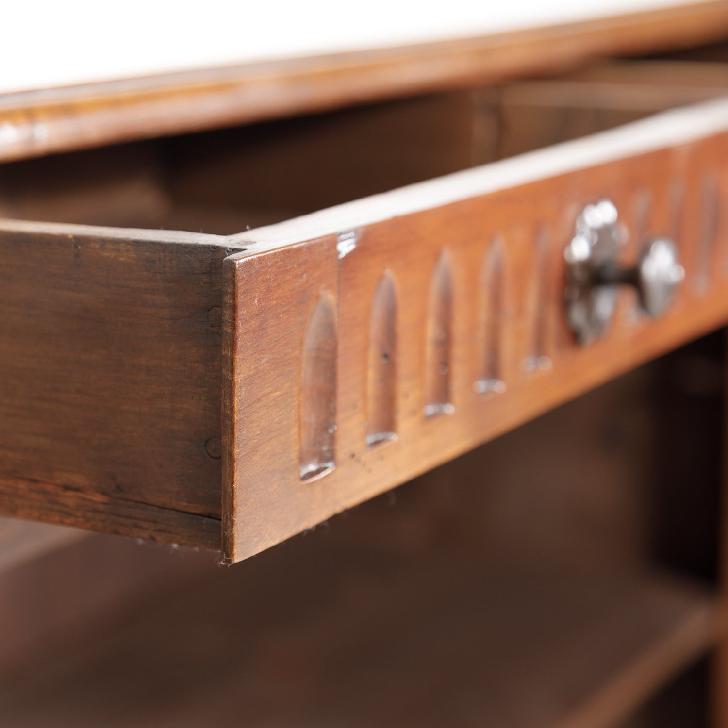 18th Century Louis XV-Louis XVI Transition Period Solid Cherry Enfilade Buffet