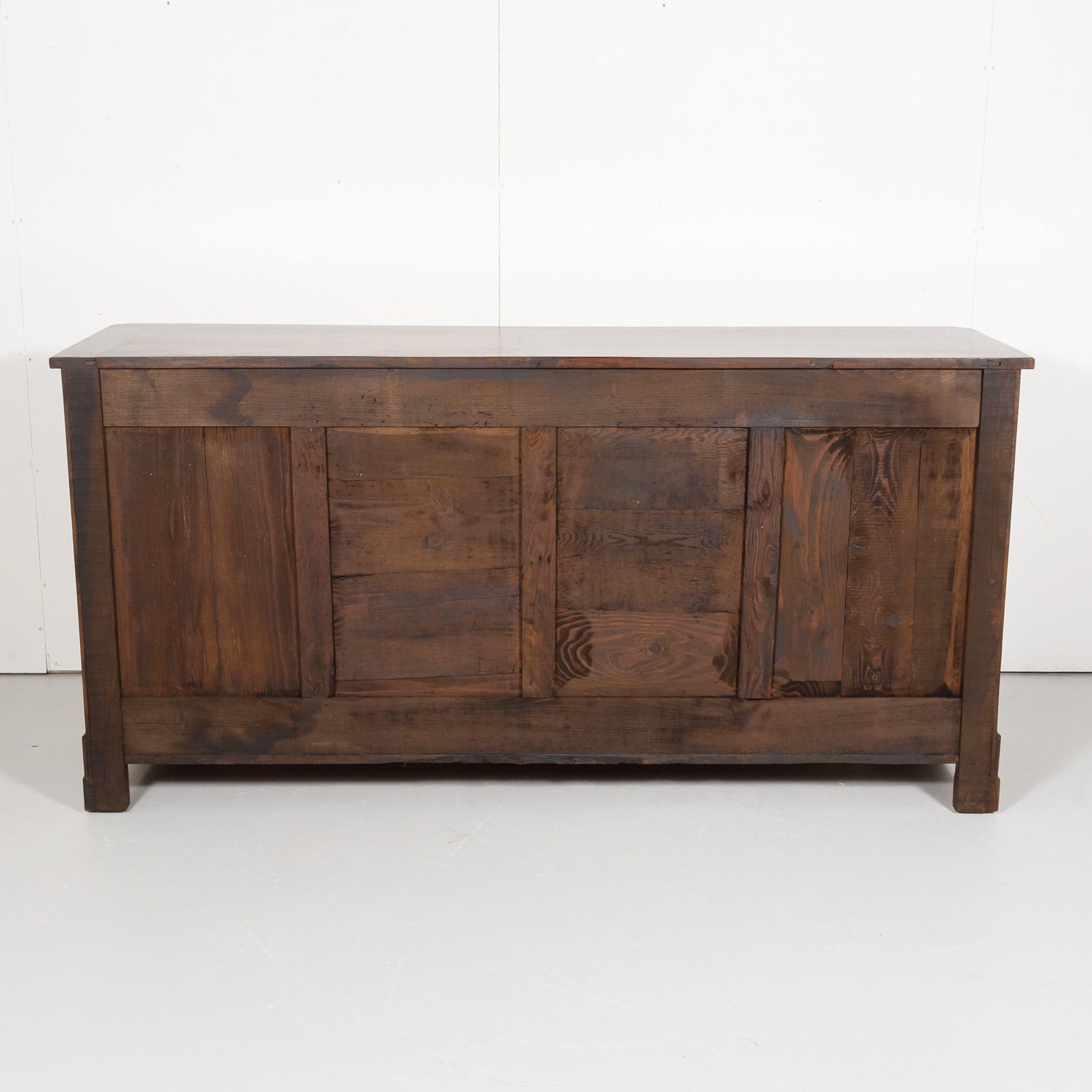 19th Century French Louis Philippe Style Walnut Enfilade Buffet