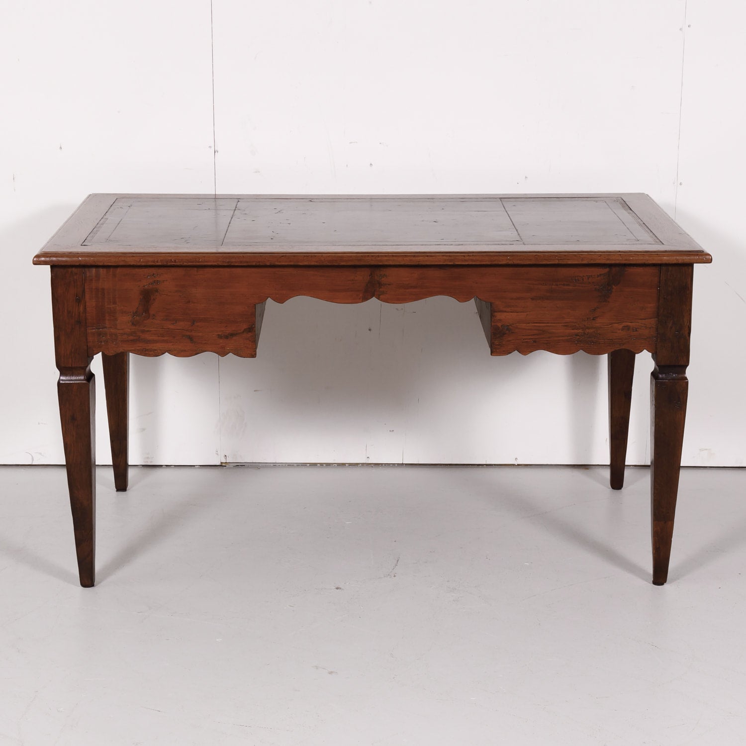 18th Century Louis XV-Louis XVI Transition Period Desk with Tooled Leather Top