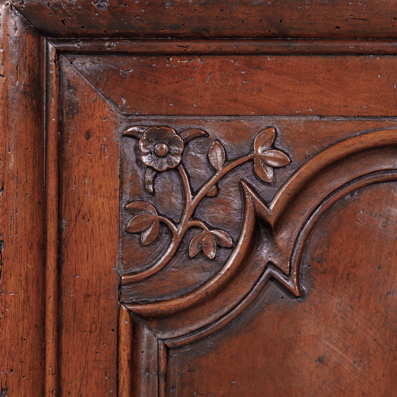 18th Century French Period Louis XV Walnut Buffet from Lyon