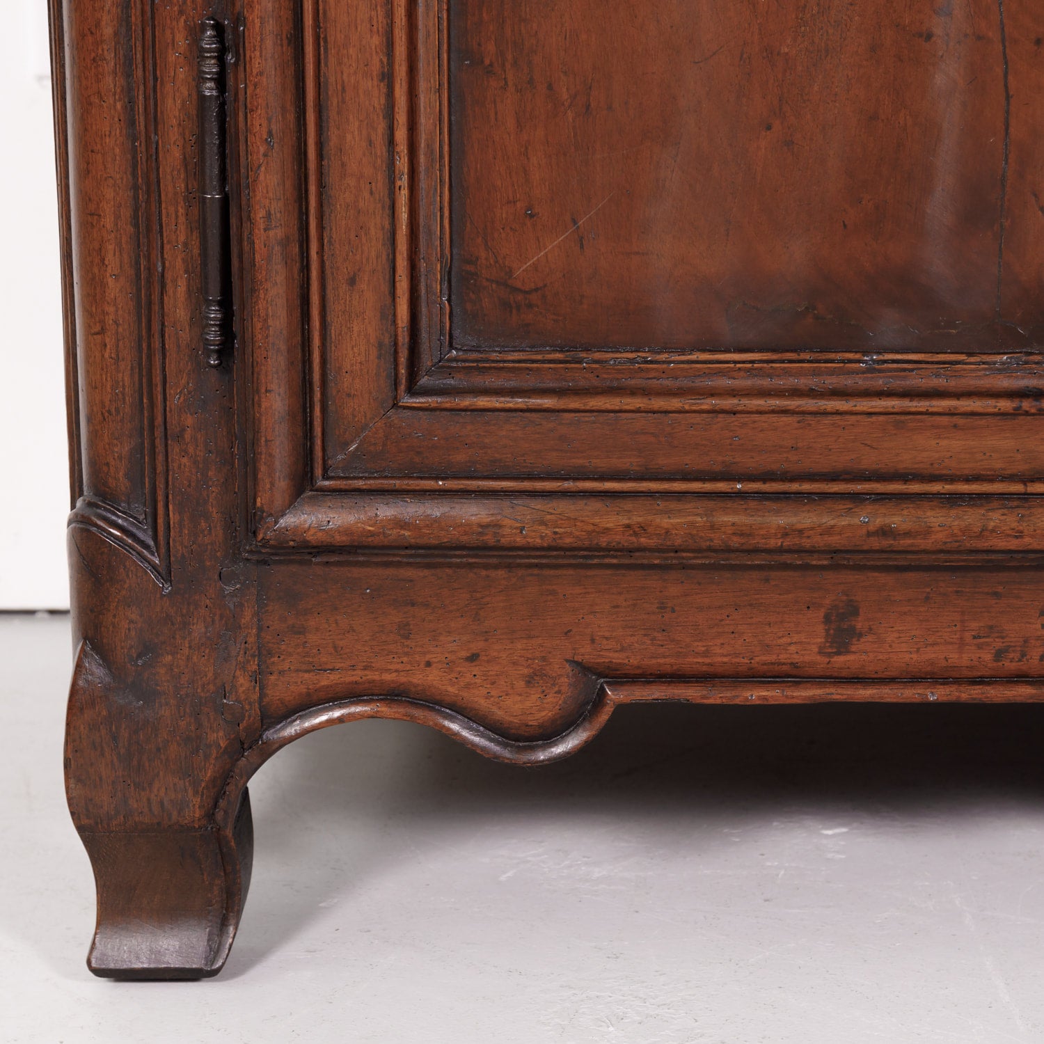 18th Century French Period Louis XV Walnut Buffet from Lyon