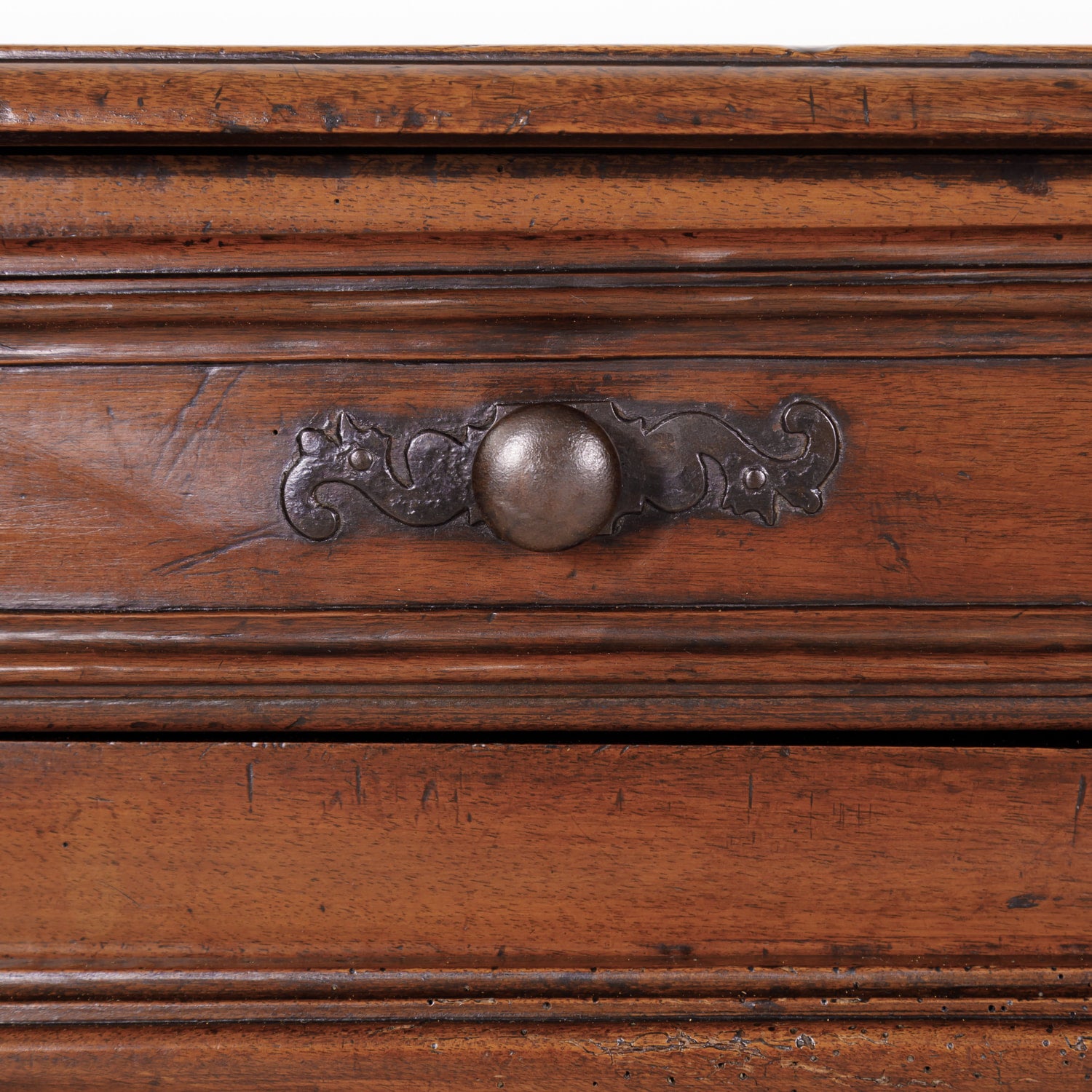 18th Century French Period Louis XV Walnut Buffet from Lyon
