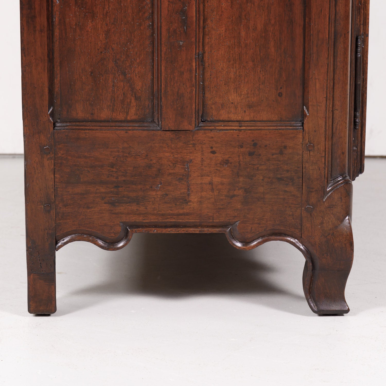 18th Century French Period Louis XV Walnut Buffet from Lyon