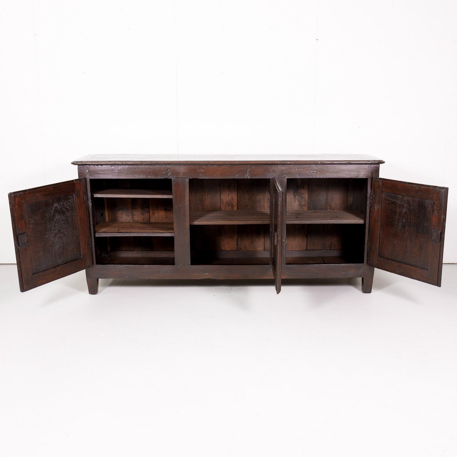 18th Century French Louis XIII Style Oak Enfilade Buffet from Chateau de la Motte