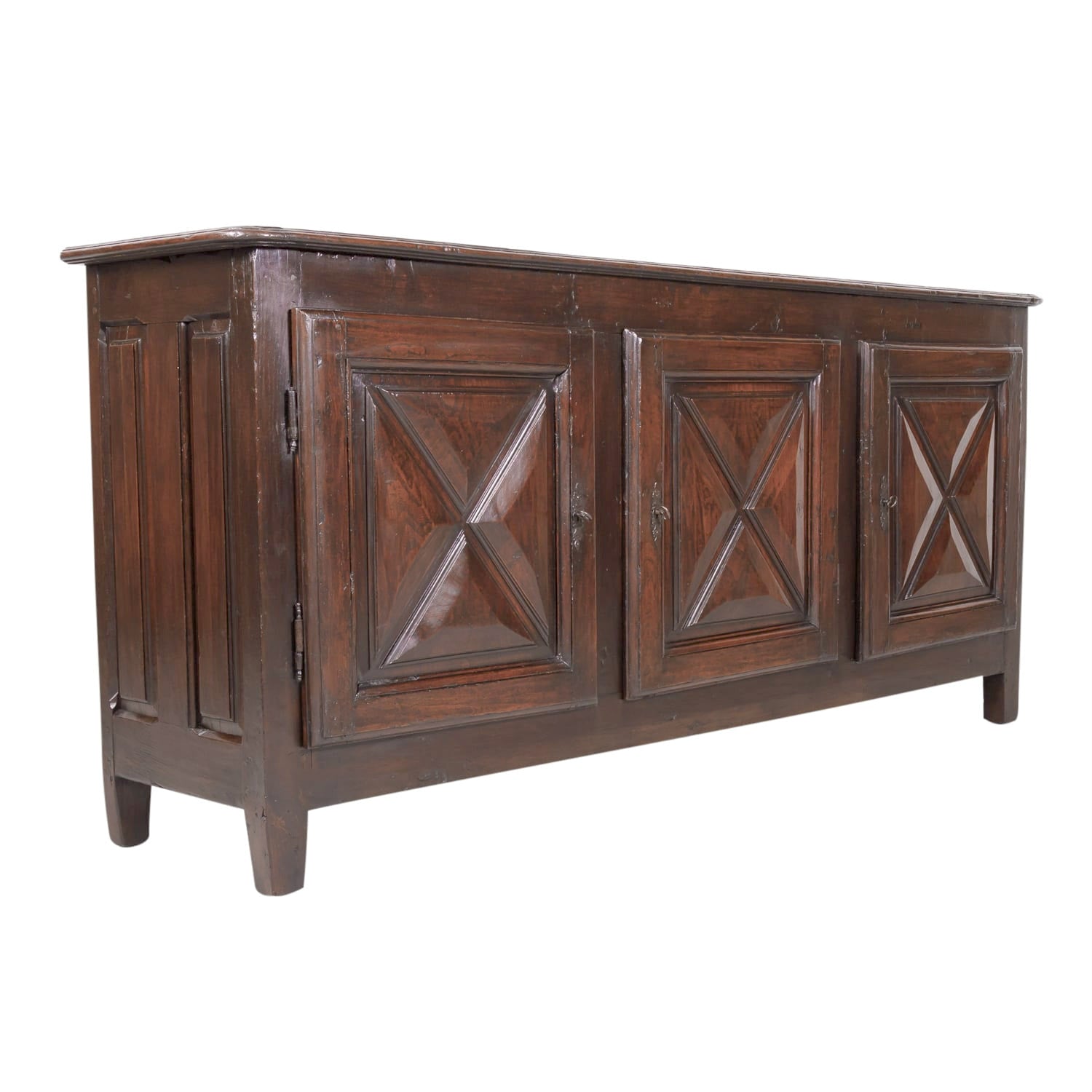 18th Century French Louis XIII Style Oak Enfilade Buffet from Chateau de la Motte