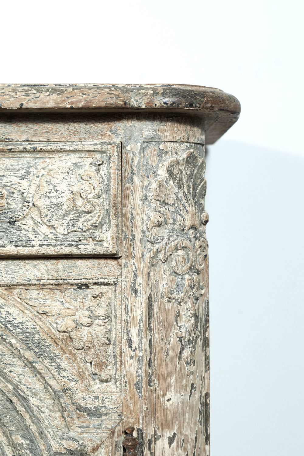 Louis XV Style Francisque Chaleyssin Painted Enfilade Buffet, Signed