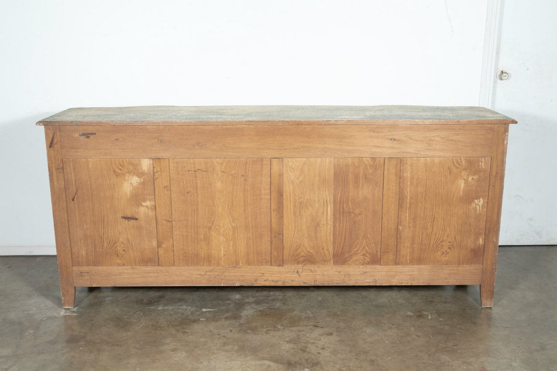 Louis XV Style Francisque Chaleyssin Painted Enfilade Buffet, Signed