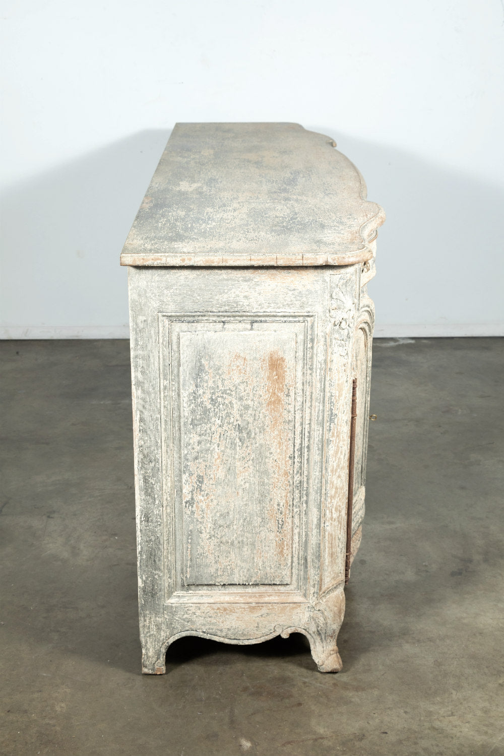 Louis XV Style Francisque Chaleyssin Painted Enfilade Buffet, Signed