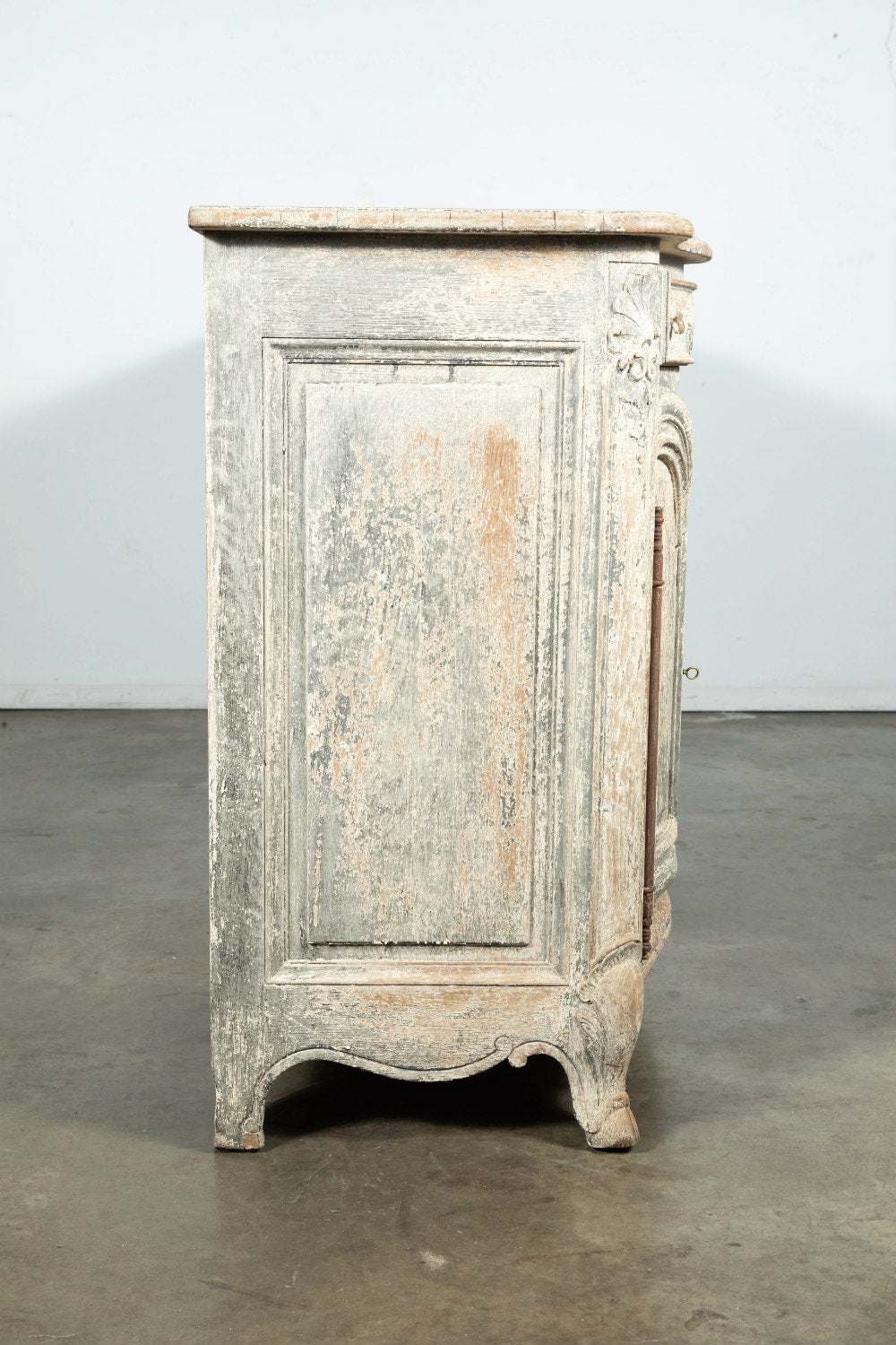 Louis XV Style Francisque Chaleyssin Painted Enfilade Buffet, Signed