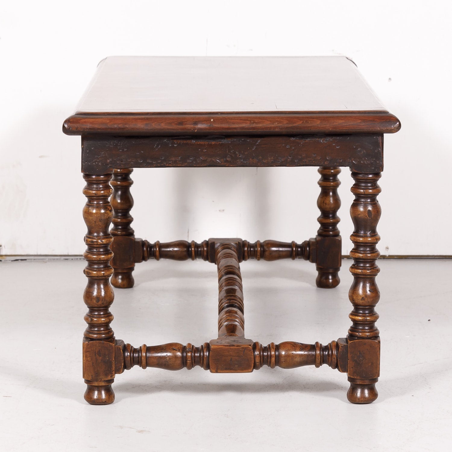 Antique French Louis XIII Style Walnut Coffee Table