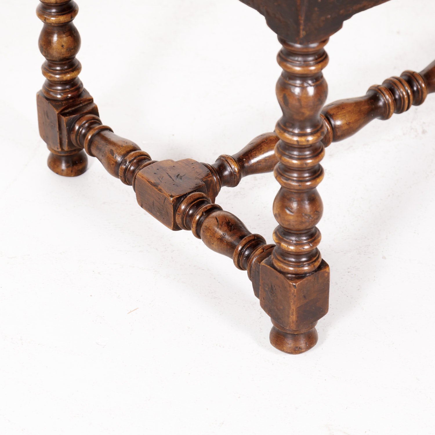 Antique French Louis XIII Style Walnut Coffee Table