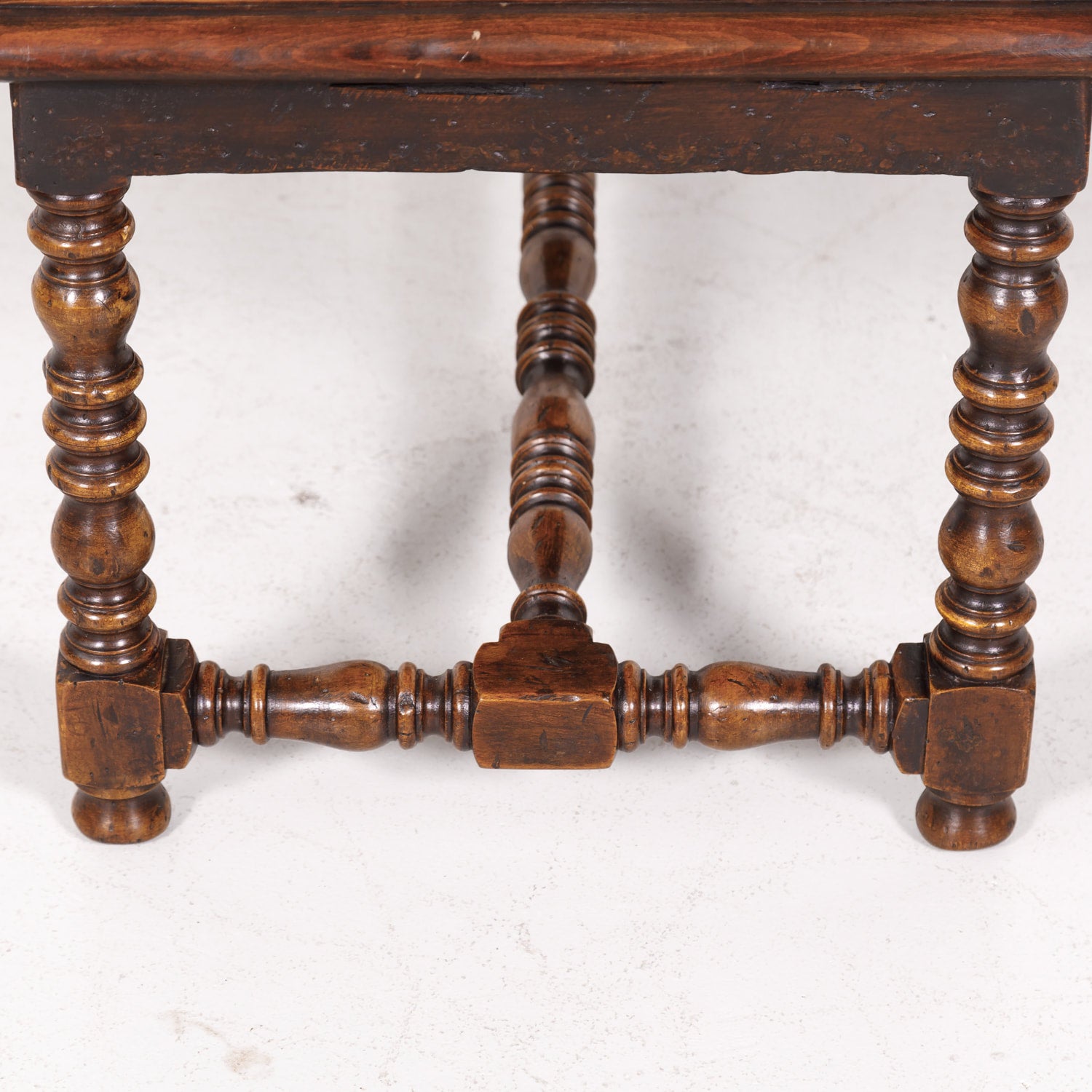 Antique French Louis XIII Style Walnut Coffee Table