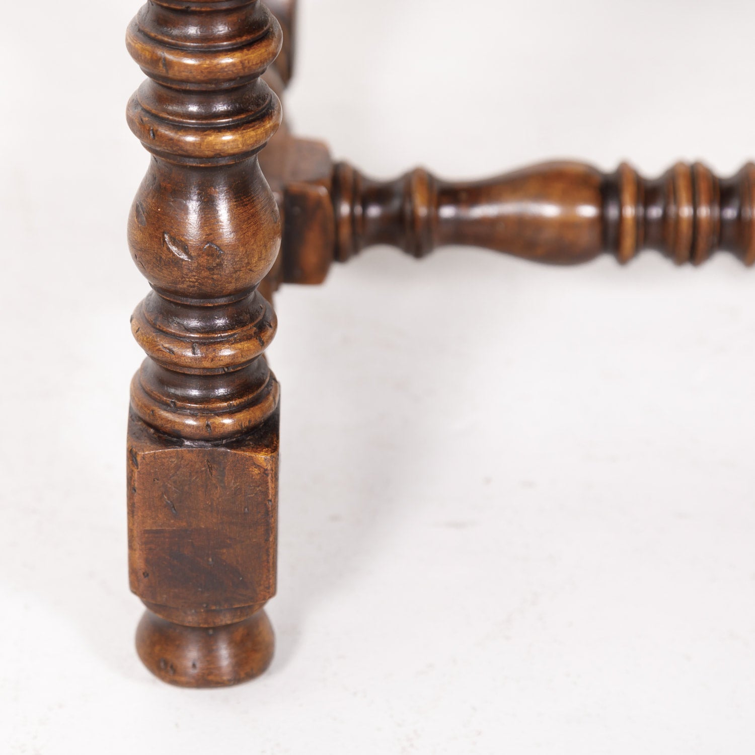 Antique French Louis XIII Style Walnut Coffee Table