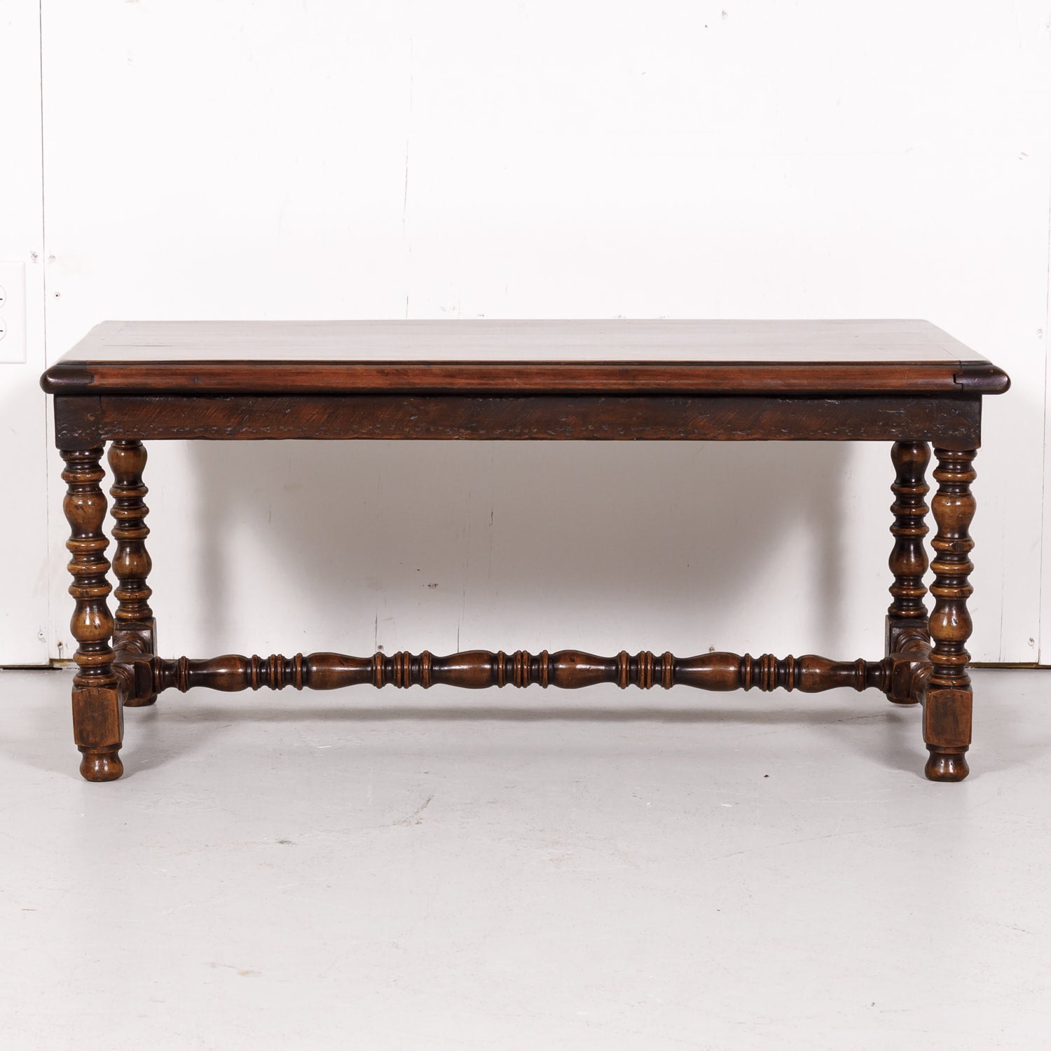 Antique French Louis XIII Style Walnut Coffee Table