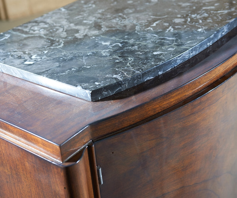 French Art Deco Period Dessert Buffet or Bar Cabinet