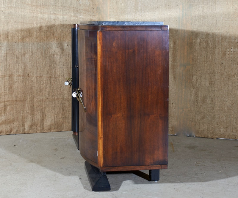 French Art Deco Period Dessert Buffet or Bar Cabinet
